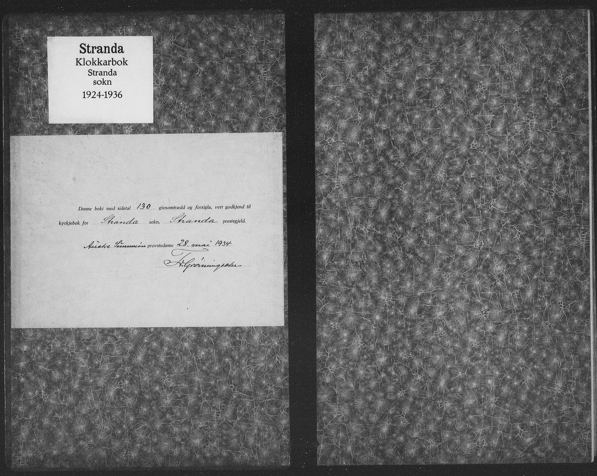 Ministerialprotokoller, klokkerbøker og fødselsregistre - Møre og Romsdal, SAT/A-1454/520/L0294: Parish register (copy) no. 520C06, 1923-1938