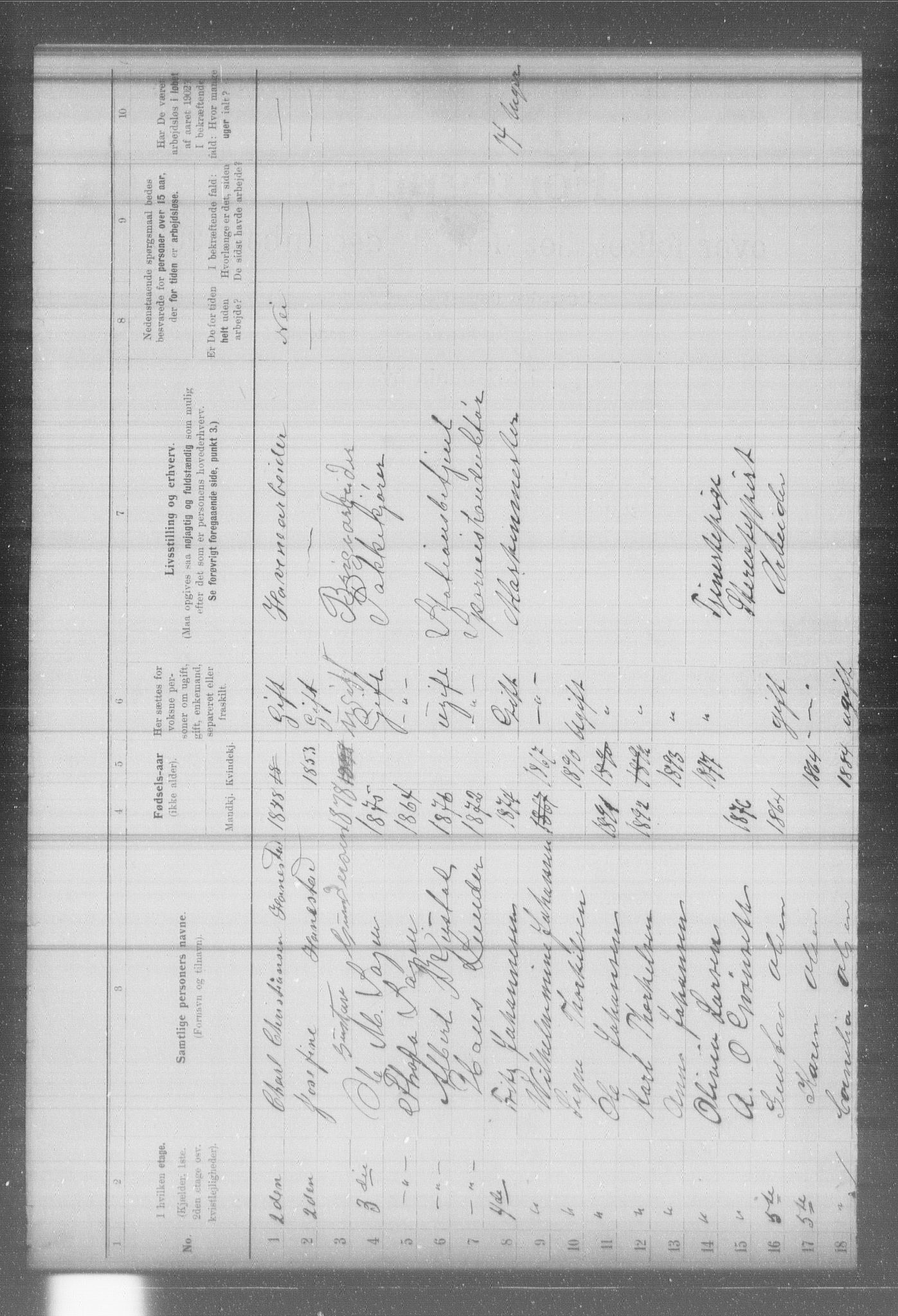 OBA, Municipal Census 1902 for Kristiania, 1902, p. 8805