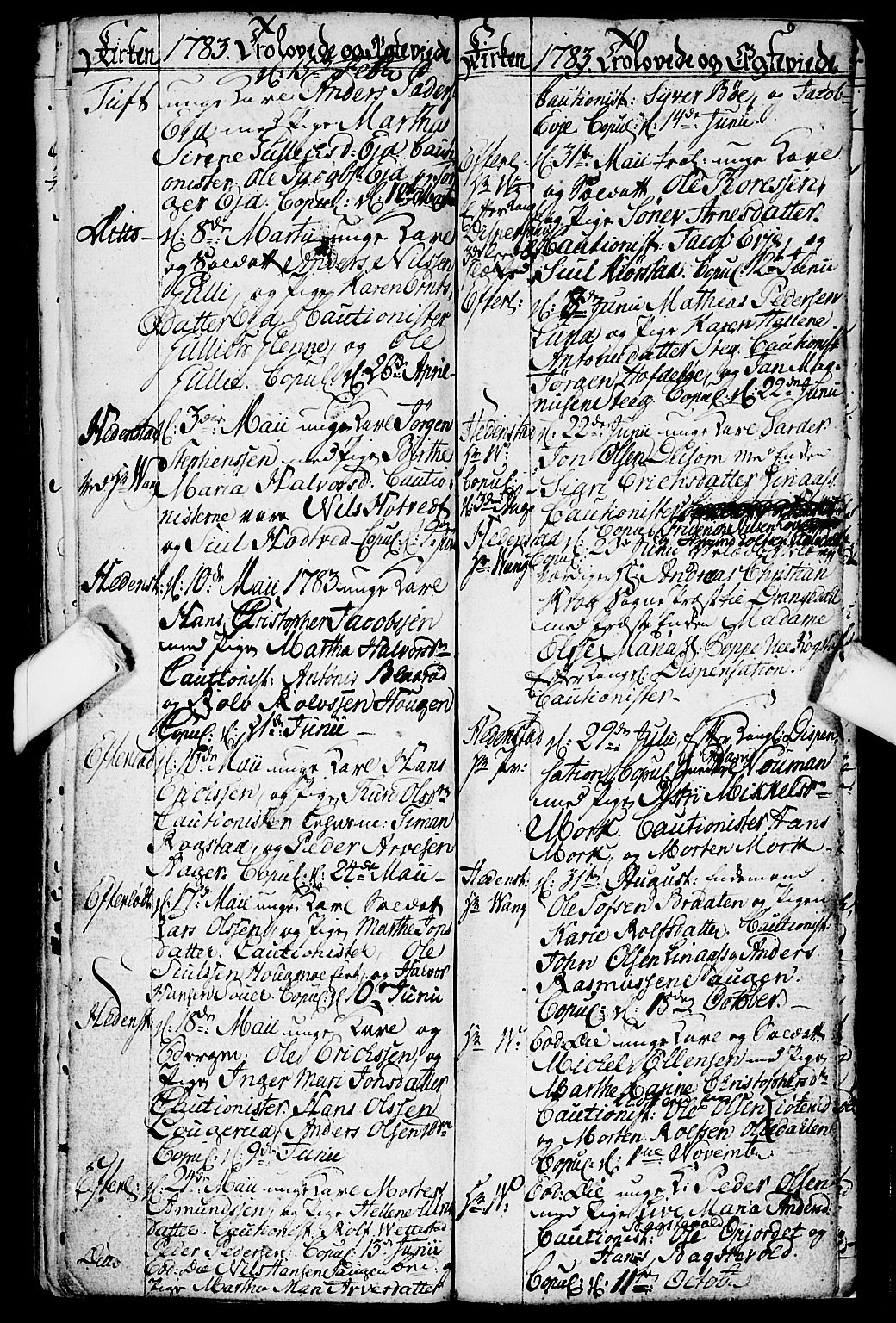 Sandsvær kirkebøker, SAKO/A-244/G/Ga/L0001: Parish register (copy) no. I 1, 1775-1786