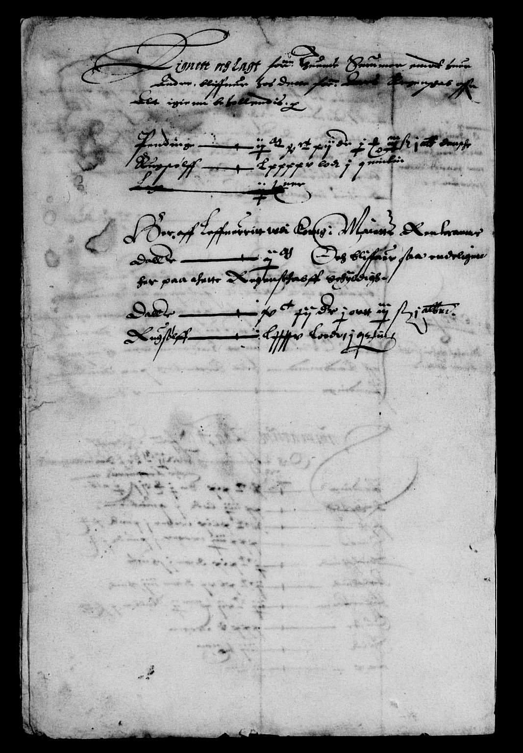 Rentekammeret inntil 1814, Reviderte regnskaper, Lensregnskaper, AV/RA-EA-5023/R/Rb/Rbt/L0005: Bergenhus len, 1605-1608