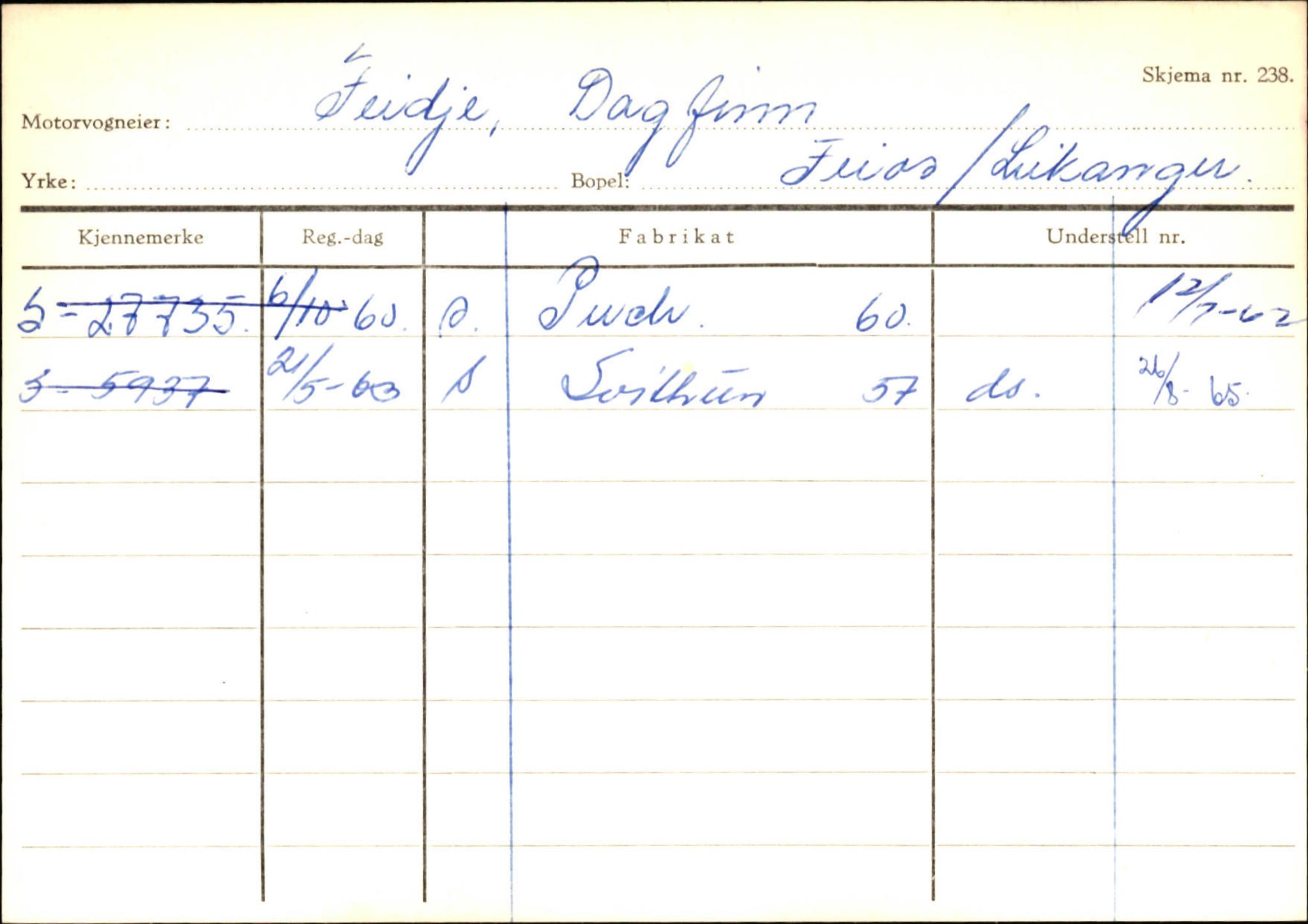 Statens vegvesen, Sogn og Fjordane vegkontor, AV/SAB-A-5301/4/F/L0126: Eigarregister Fjaler M-Å. Leikanger A-Å, 1945-1975, p. 1093