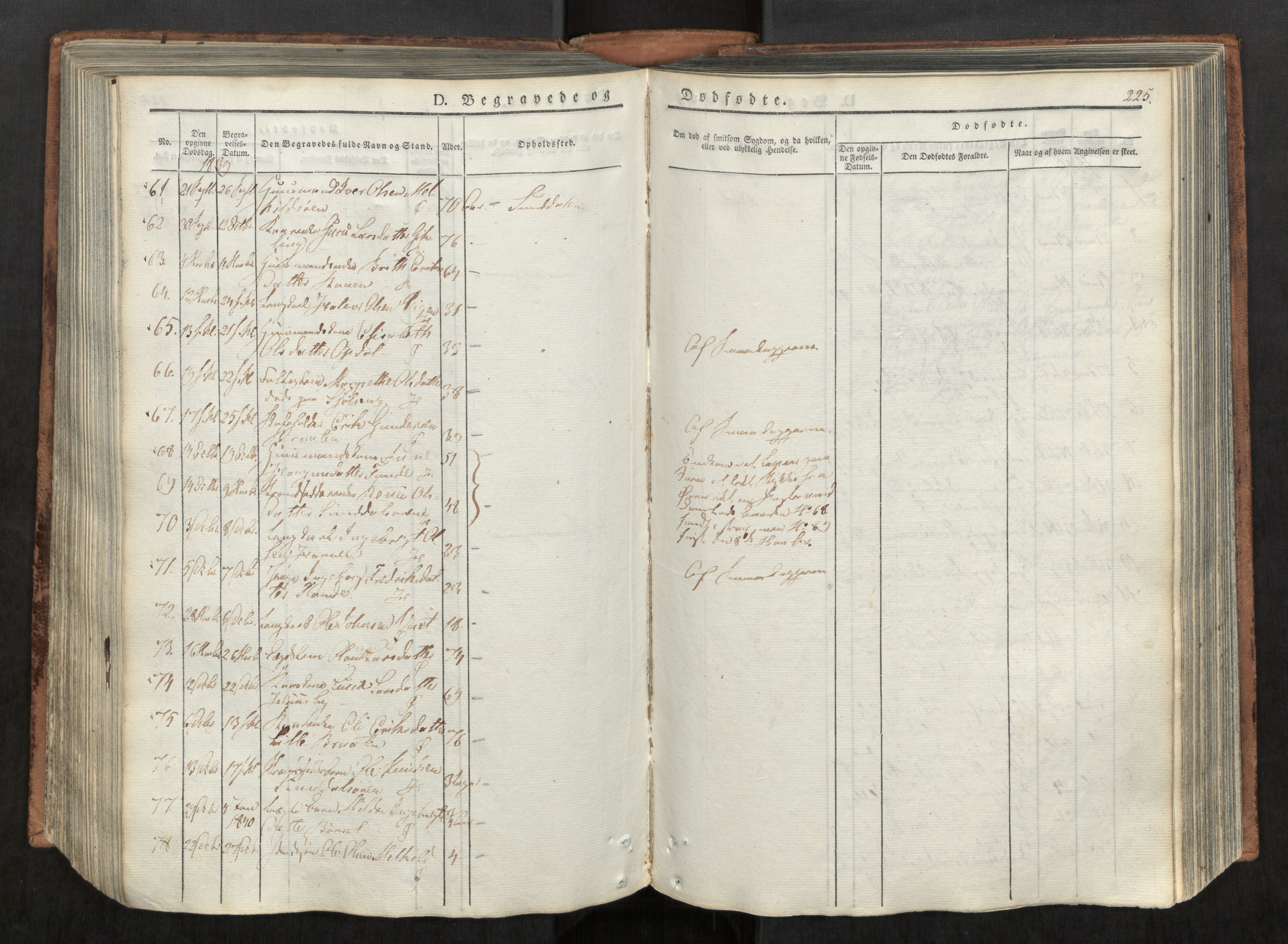 Ministerialprotokoller, klokkerbøker og fødselsregistre - Møre og Romsdal, AV/SAT-A-1454/590/L1012: Parish register (official) no. 590A04, 1832-1846, p. 225