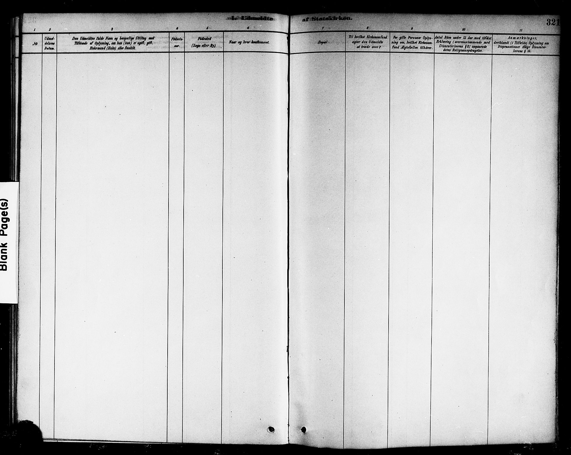 Berg prestekontor Kirkebøker, AV/SAO-A-10902/F/Fc/L0001: Parish register (official) no. III 1, 1878-1887, p. 321