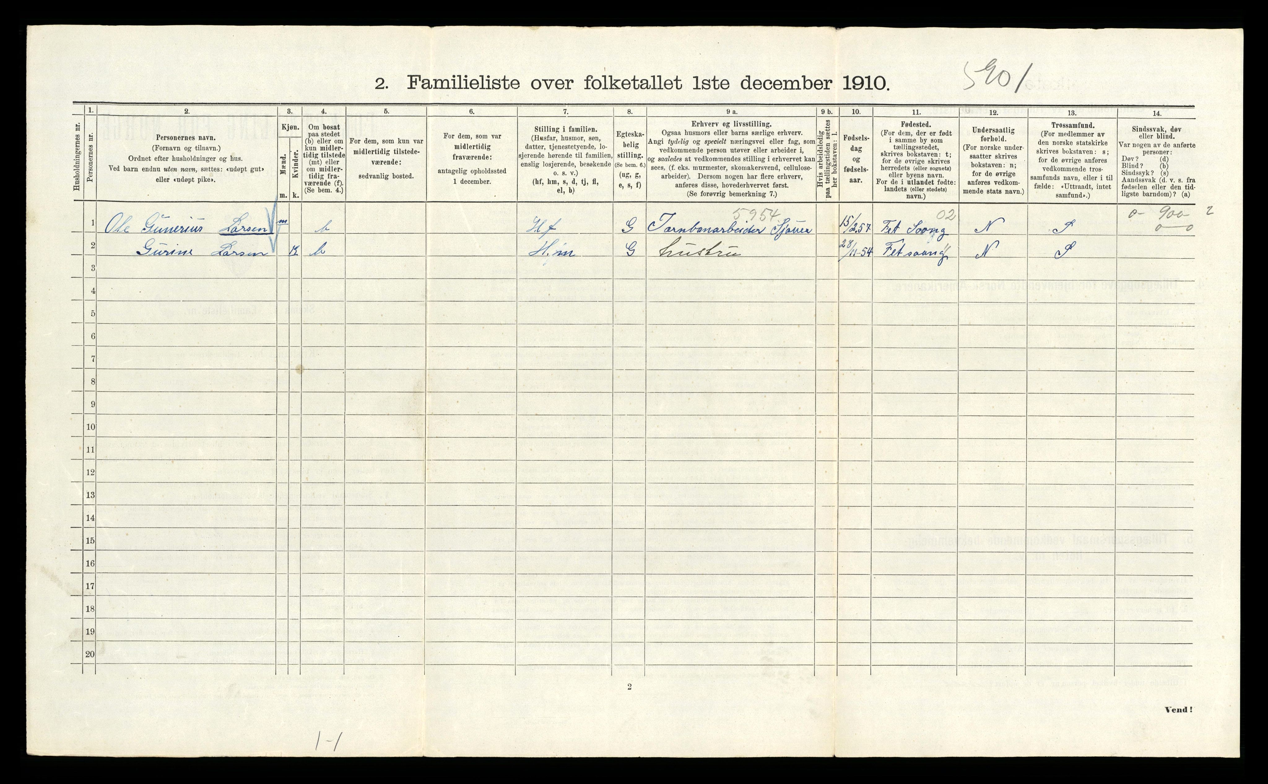 RA, 1910 census for Kristiania, 1910, p. 47760