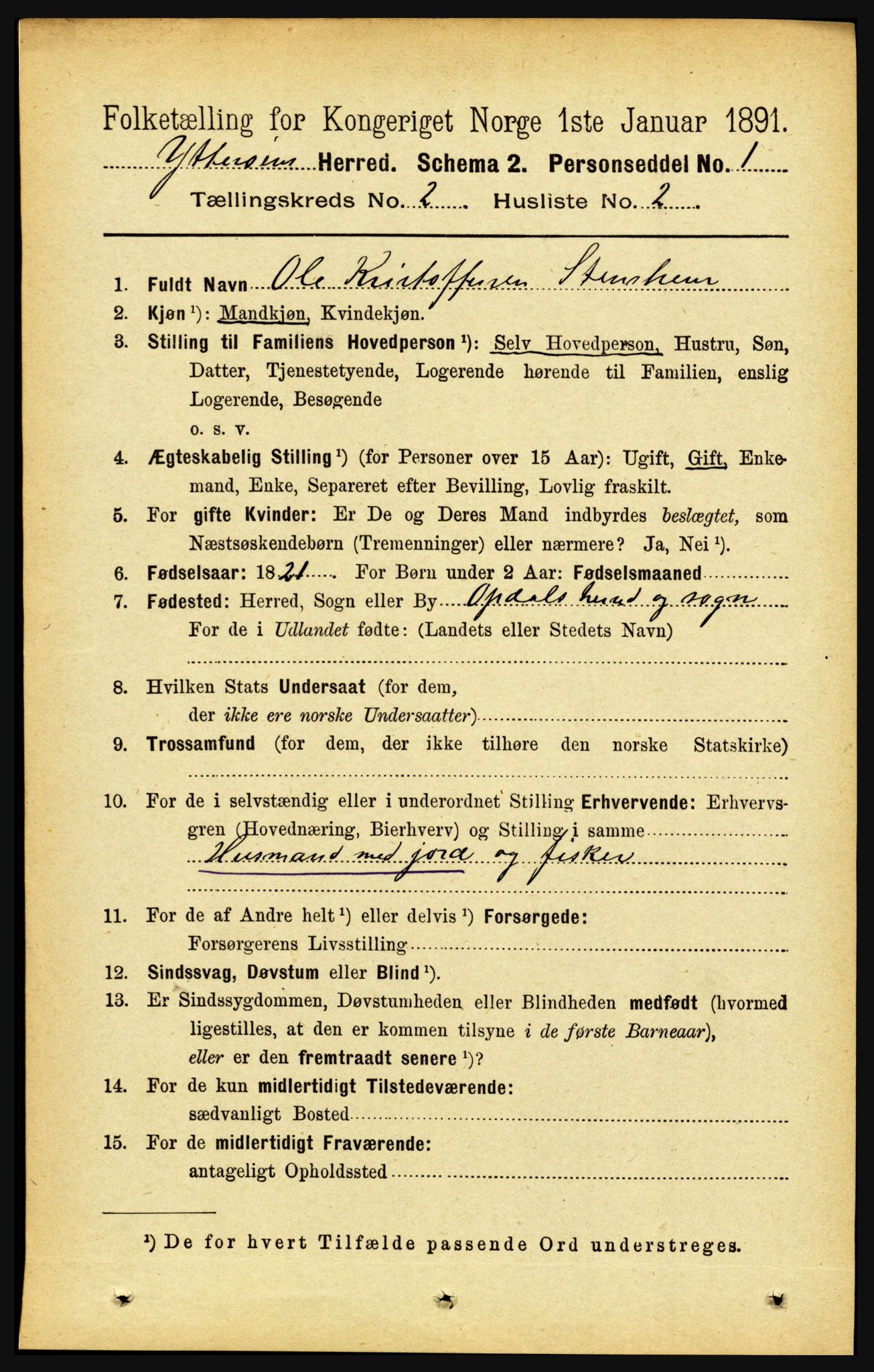 RA, 1891 census for 1722 Ytterøy, 1891, p. 762