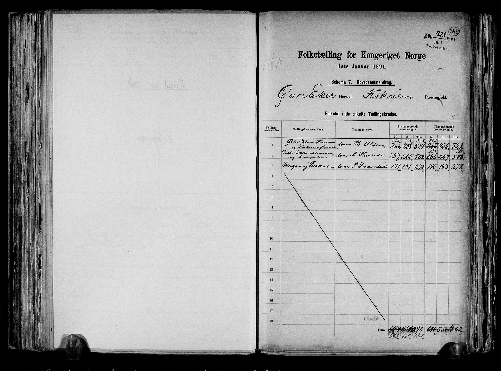 RA, 1891 census for 0624 Øvre Eiker, 1891, p. 48