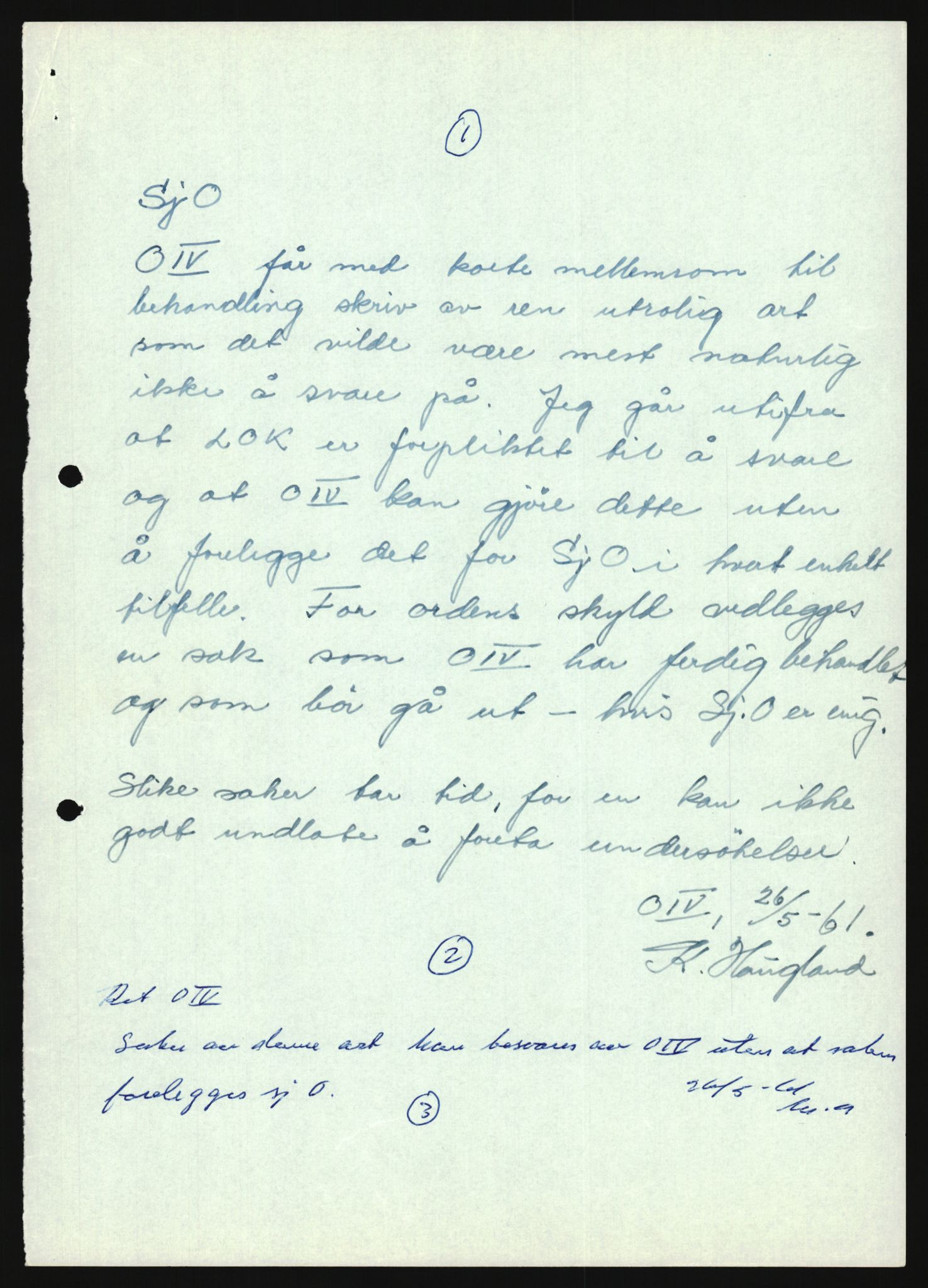 Forsvaret, Luftforsvarets overkommando/Luftforsvarsstaben, AV/RA-RAFA-2246/1/D/Da/L0124/0001: -- / UFO OVER NORSK TERRITORIUM, 1954-1970, p. 279