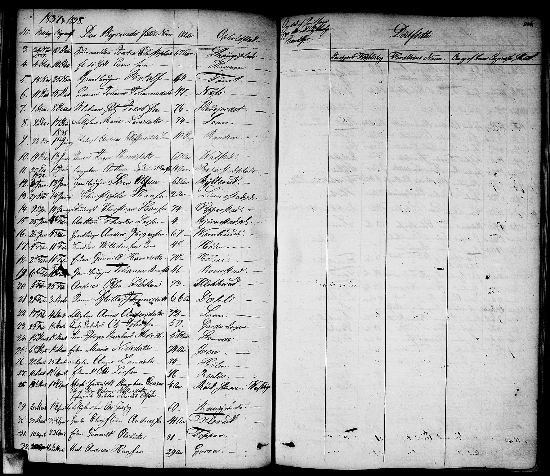 Vestby prestekontor Kirkebøker, AV/SAO-A-10893/F/Fa/L0006: Parish register (official) no. I 6, 1827-1849, p. 246