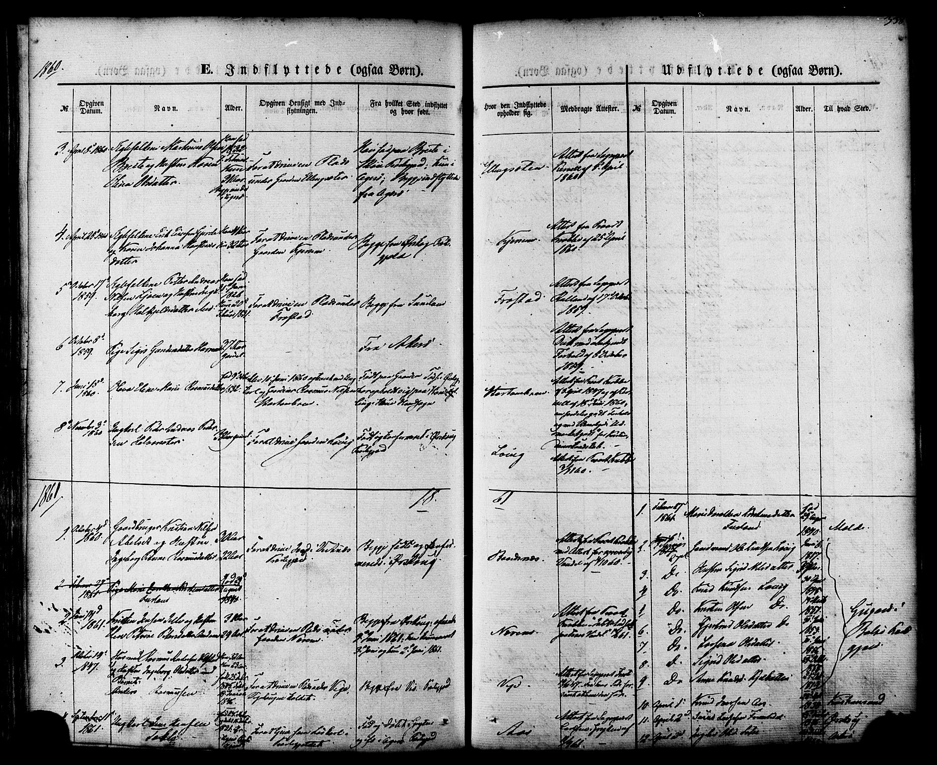 Ministerialprotokoller, klokkerbøker og fødselsregistre - Møre og Romsdal, SAT/A-1454/539/L0529: Parish register (official) no. 539A02, 1848-1872, p. 338