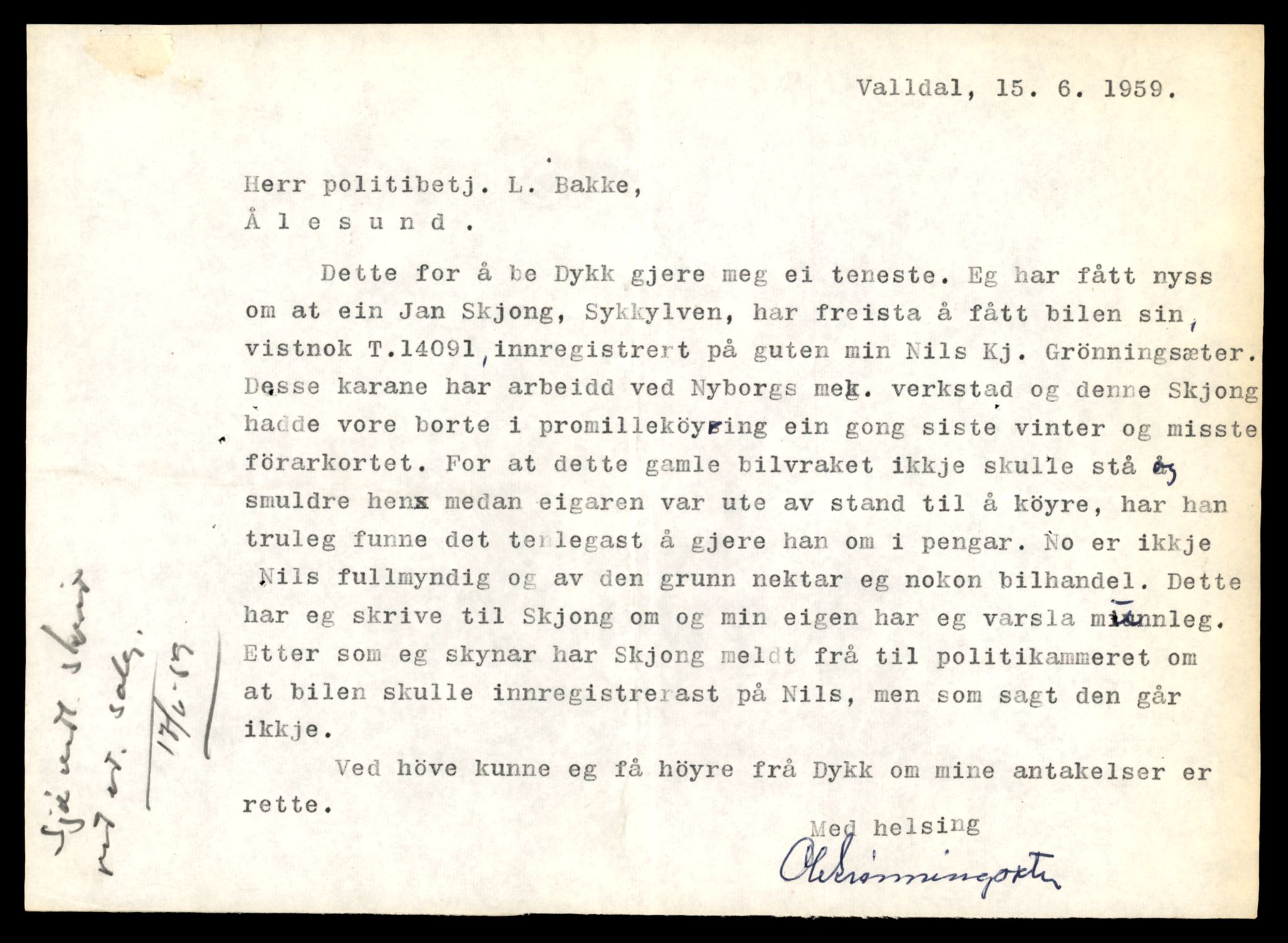 Møre og Romsdal vegkontor - Ålesund trafikkstasjon, AV/SAT-A-4099/F/Fe/L0043: Registreringskort for kjøretøy T 14080 - T 14204, 1927-1998, p. 353