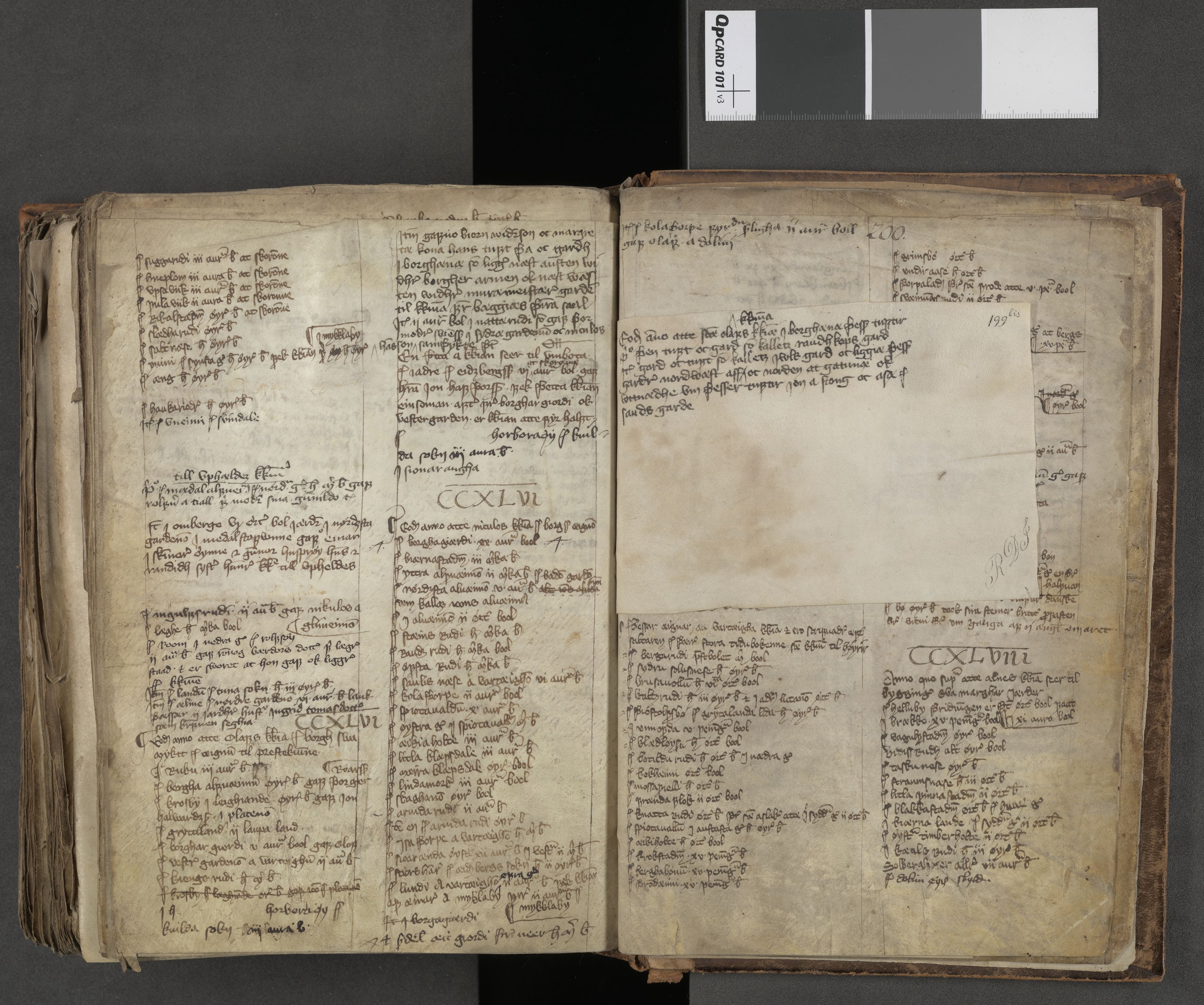 Riksarkivets diplomsamling, AV/RA-EA-5965/F05/L0242: NRA AM 328 fol., 1390-1400, p. 199b-200aa
