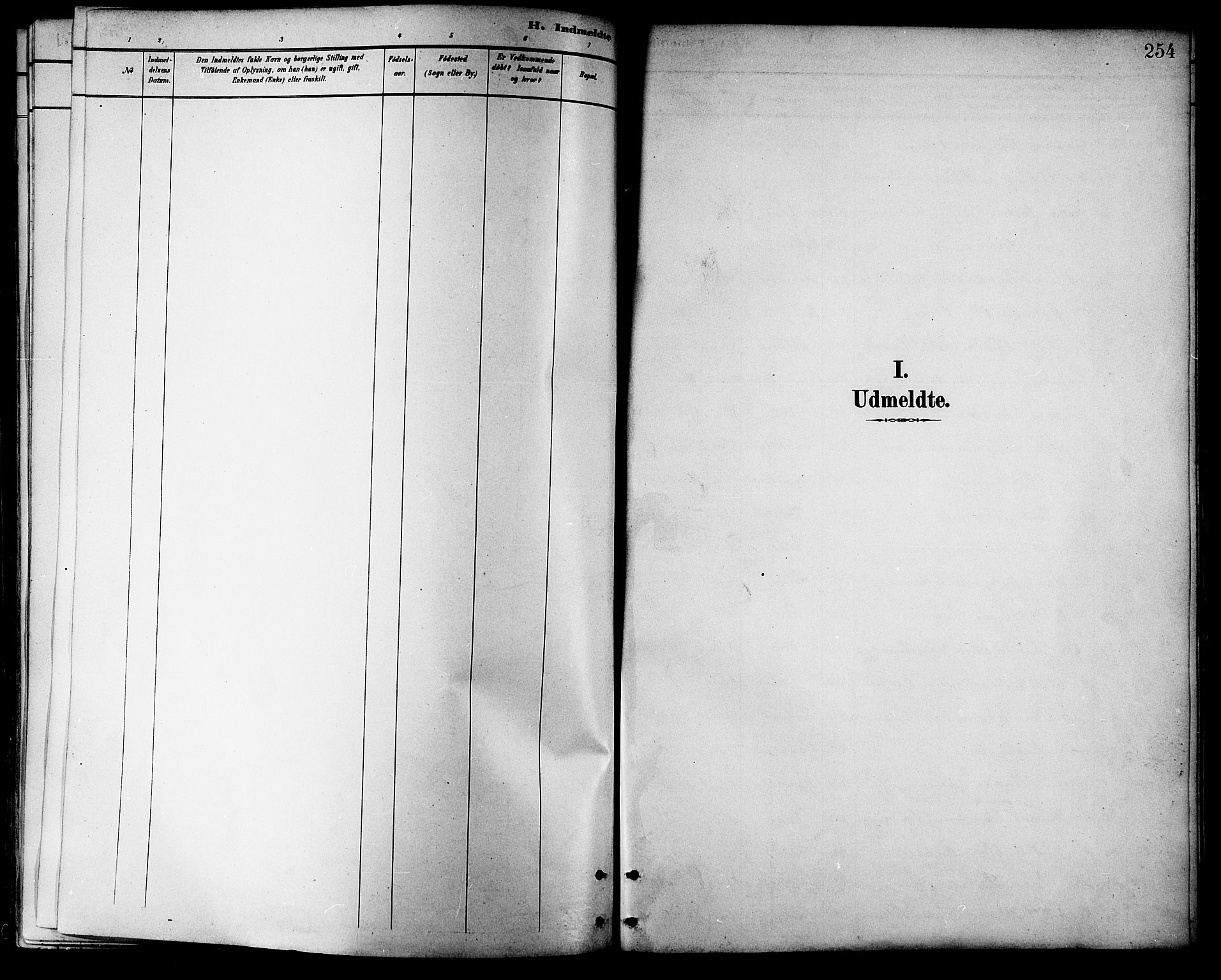 Ministerialprotokoller, klokkerbøker og fødselsregistre - Nordland, SAT/A-1459/881/L1167: Parish register (copy) no. 881C04, 1886-1899, p. 254