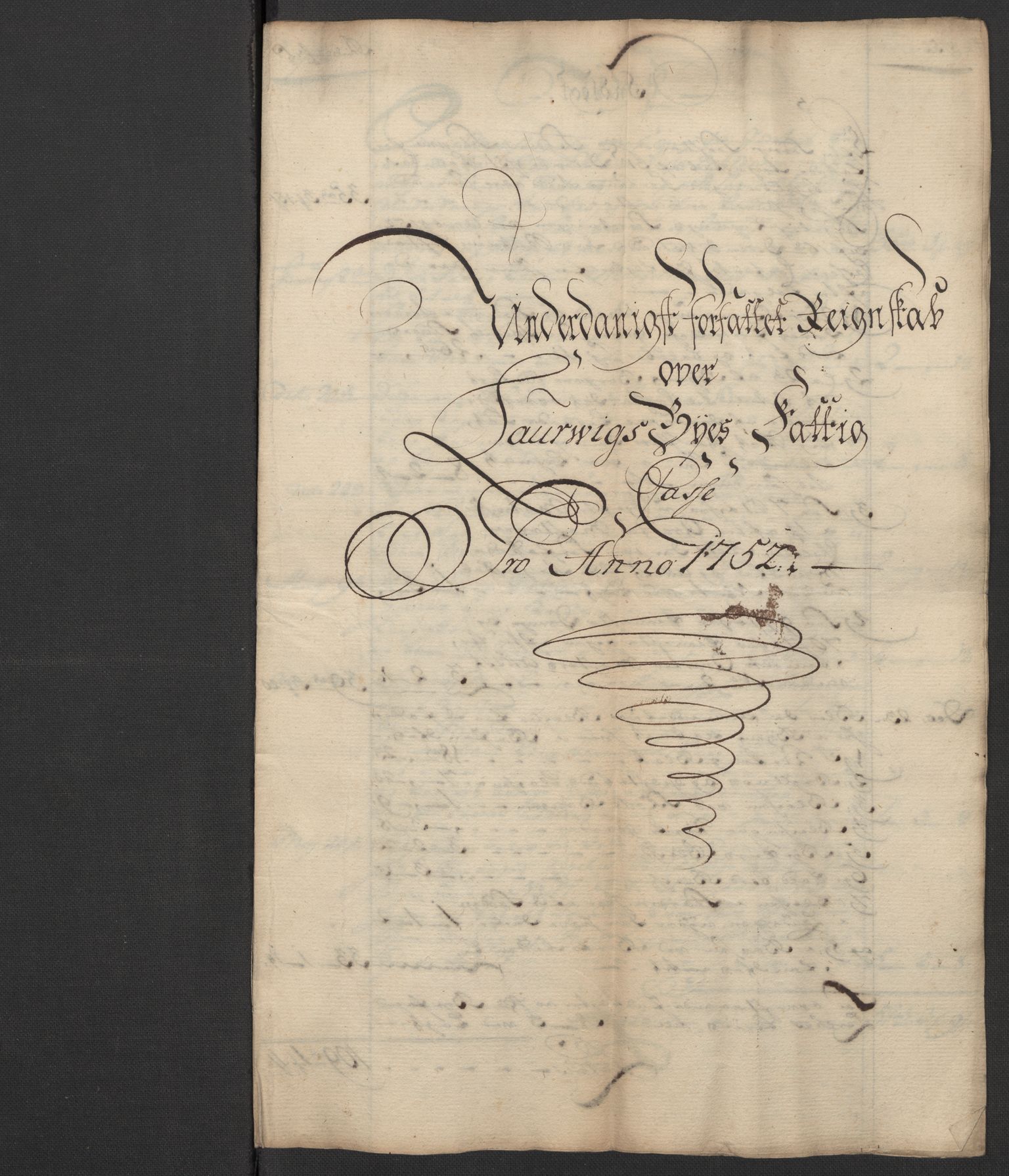 Kristiania tukthus, AV/SAO-A-10644/A/Ad/Adb/L0011: Innkomne skriv, rapporter og regnskap, 1742-1783, p. 75