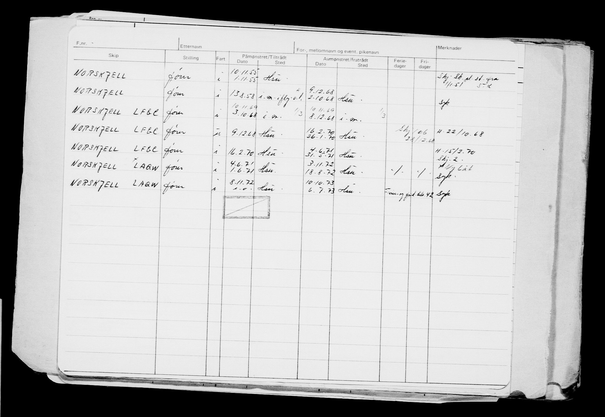 Direktoratet for sjømenn, AV/RA-S-3545/G/Gb/L0102: Hovedkort, 1912, p. 32