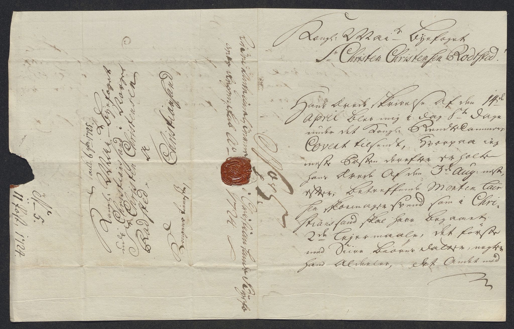 Rentekammeret inntil 1814, Reviderte regnskaper, Byregnskaper, AV/RA-EA-4066/R/Rm/L0286: [M19] Sikt og sakefall, 1719-1727, p. 368
