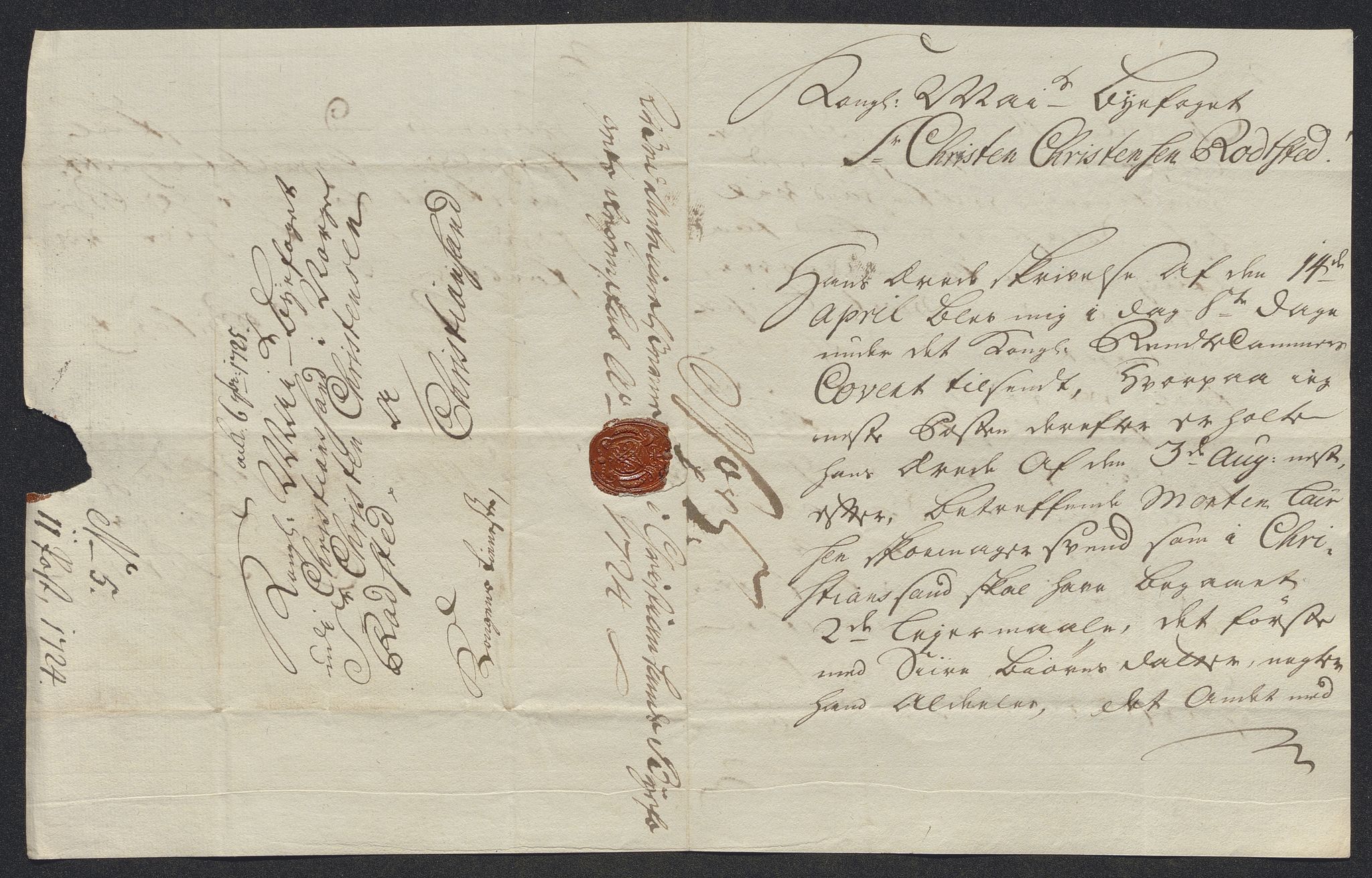 Rentekammeret inntil 1814, Reviderte regnskaper, Byregnskaper, RA/EA-4066/R/Rm/L0286: [M19] Sikt og sakefall, 1719-1727, p. 368