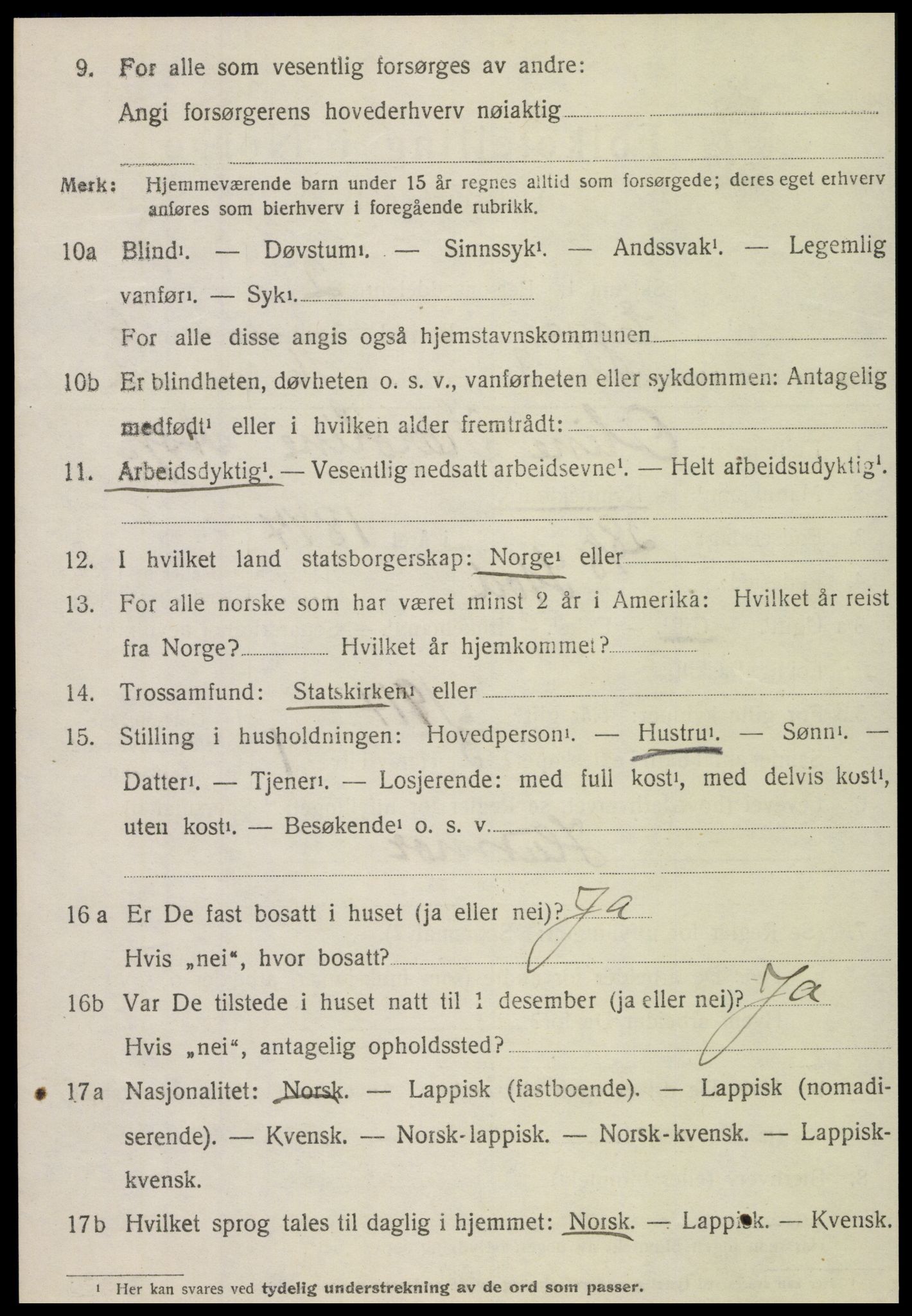 SAT, 1920 census for Egge, 1920, p. 3859