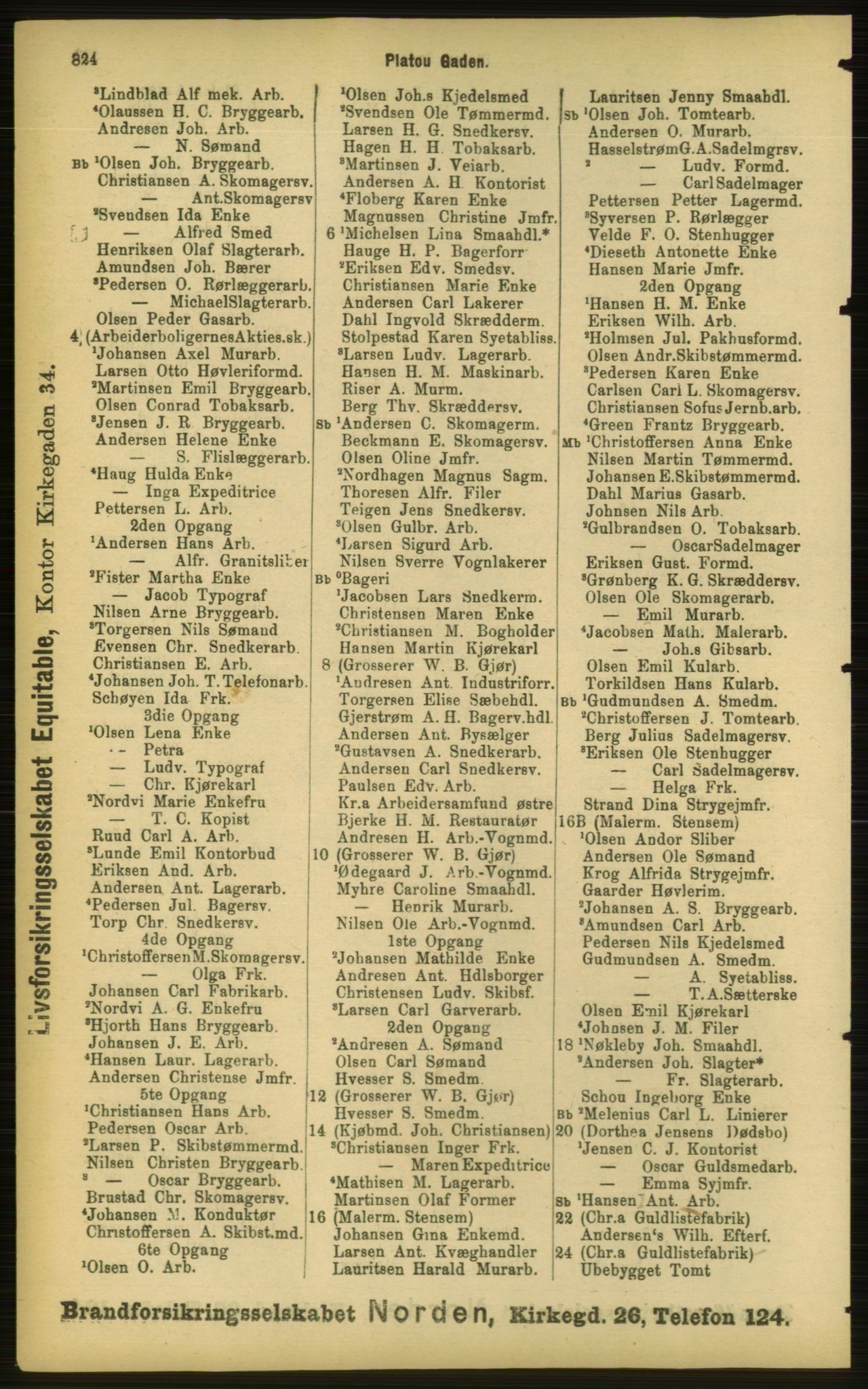 Kristiania/Oslo adressebok, PUBL/-, 1898, p. 824