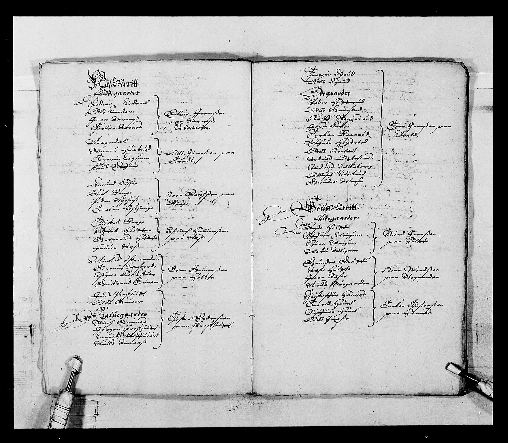 Stattholderembetet 1572-1771, AV/RA-EA-2870/Ek/L0022/0005: Jordebøker 1633-1658: / En liste over soldatlegg og en liste over gårder i Bratsberg len, 1642-1644, p. 7