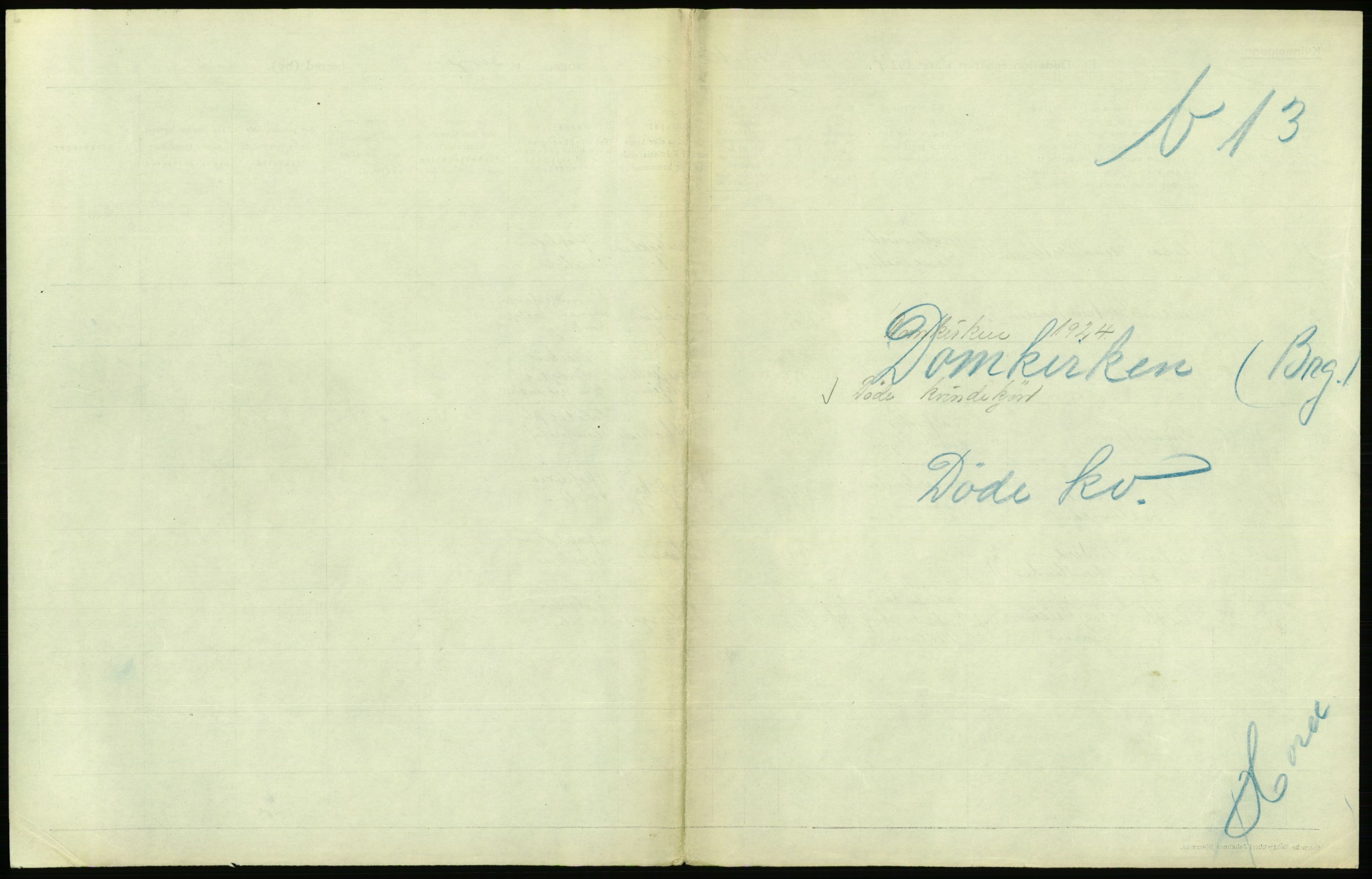 Statistisk sentralbyrå, Sosiodemografiske emner, Befolkning, RA/S-2228/D/Df/Dfc/Dfcd/L0028: Bergen: Gifte, døde., 1924, p. 571