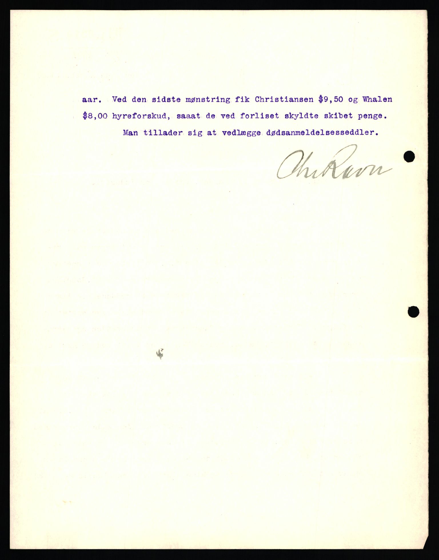 Handelsdepartementet, Sjøfartsavdelingen, 1. sjømannskontor, AV/RA-S-1405/D/Dm/L0010: Forliste skip Lar - Min, 1906-1920, p. 821