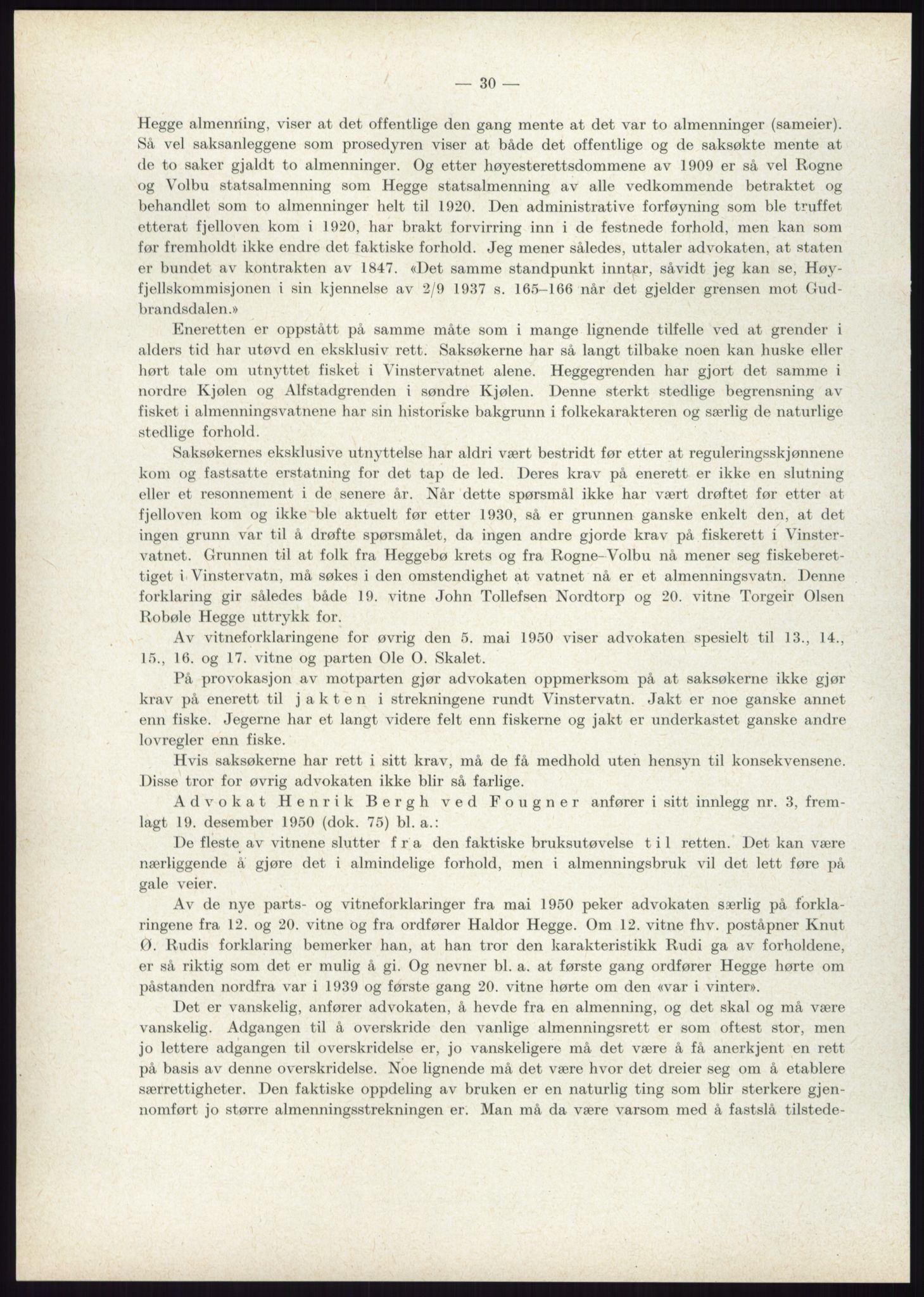 Høyfjellskommisjonen, AV/RA-S-1546/X/Xa/L0001: Nr. 1-33, 1909-1953, p. 5999