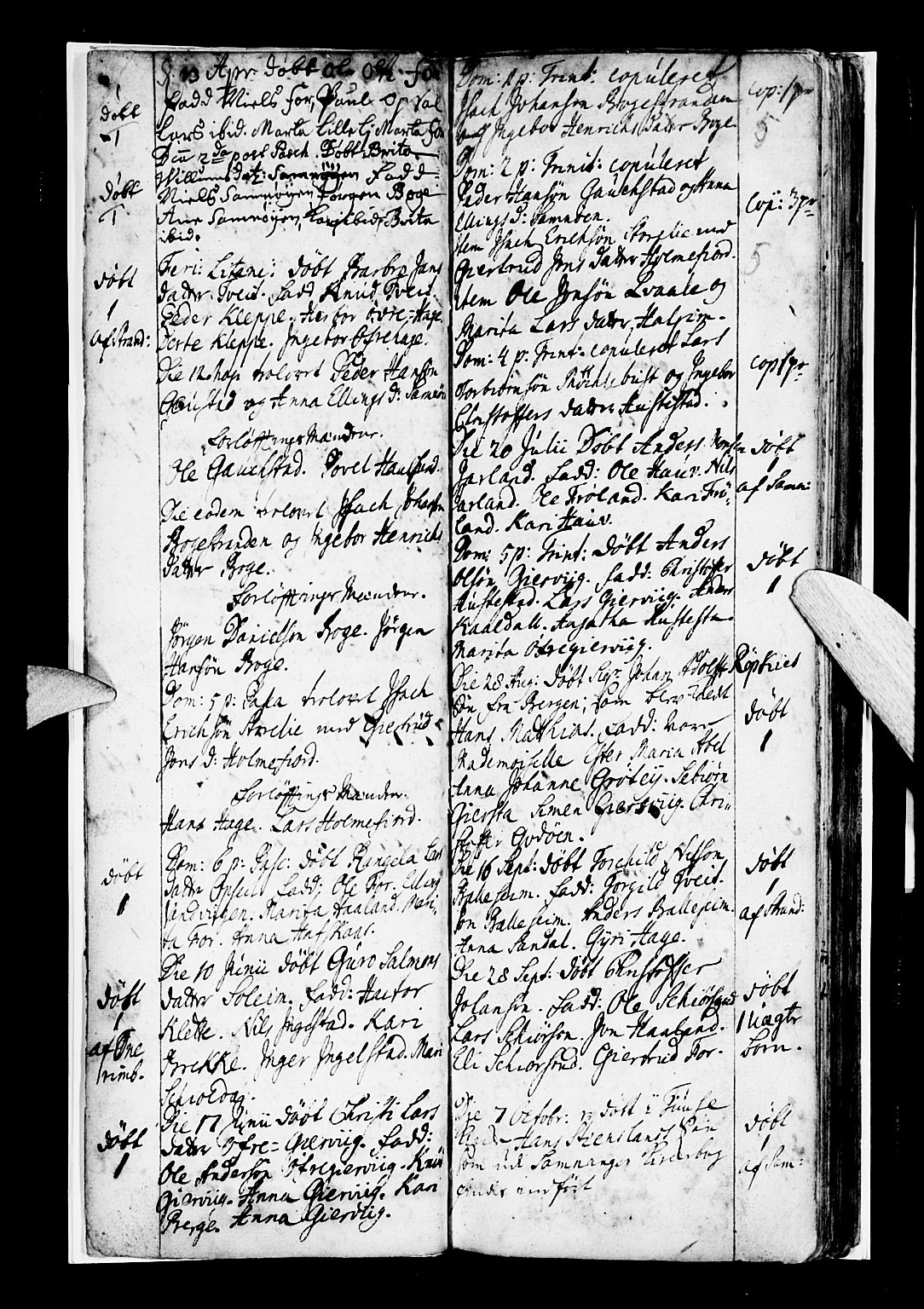 Os sokneprestembete, SAB/A-99929: Parish register (official) no. A 7, 1723-1760, p. 5