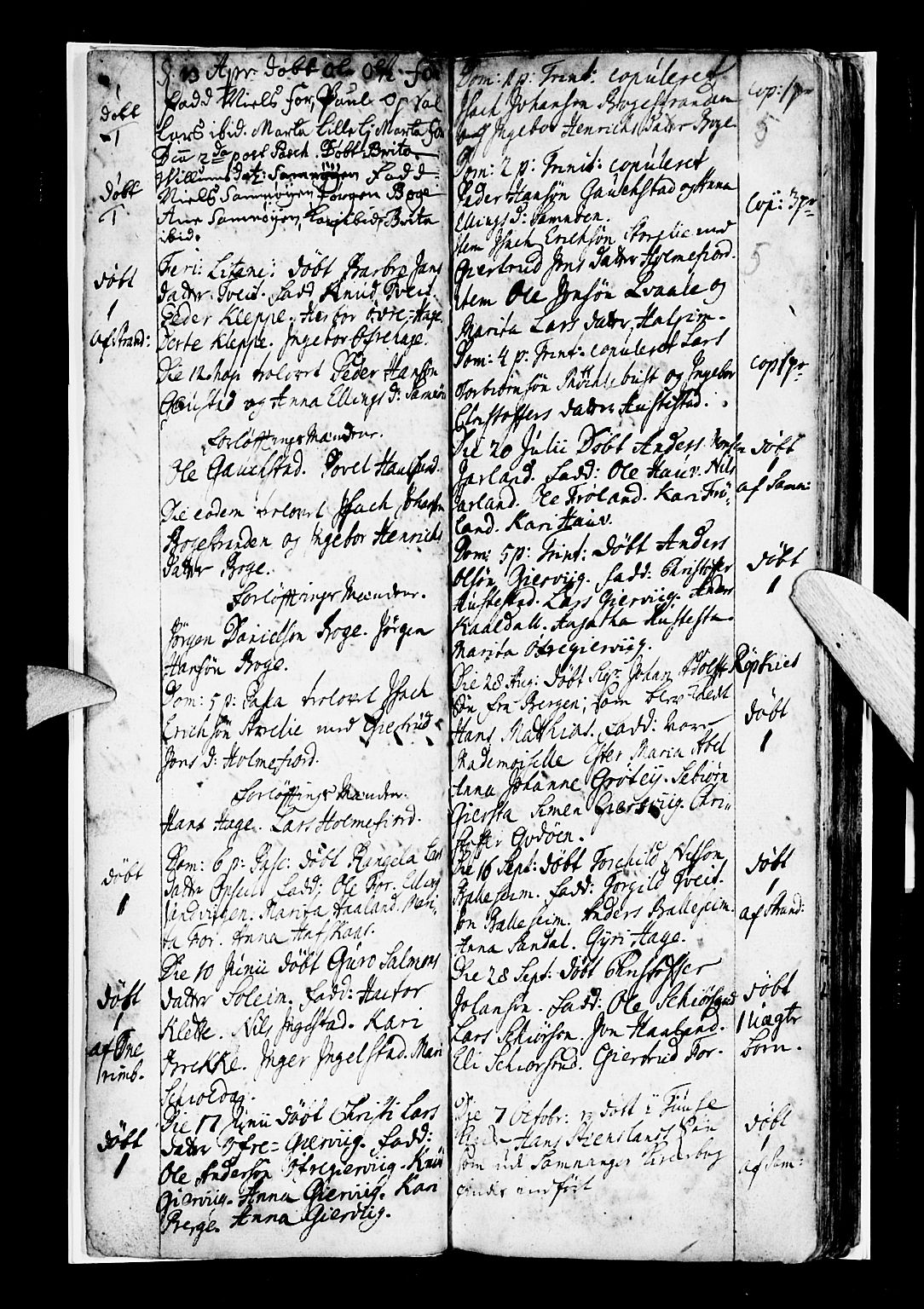 Os sokneprestembete, AV/SAB-A-99929: Parish register (official) no. A 7, 1723-1760, p. 5