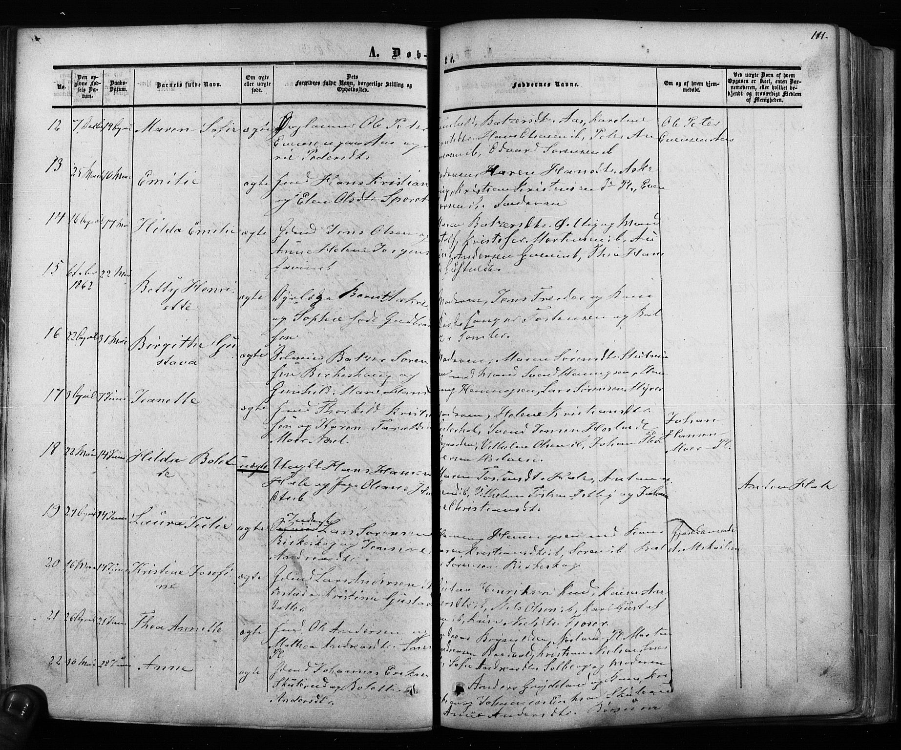 Ås prestekontor Kirkebøker, AV/SAO-A-10894/F/Fa/L0007: Parish register (official) no. I 7, 1854-1870, p. 111