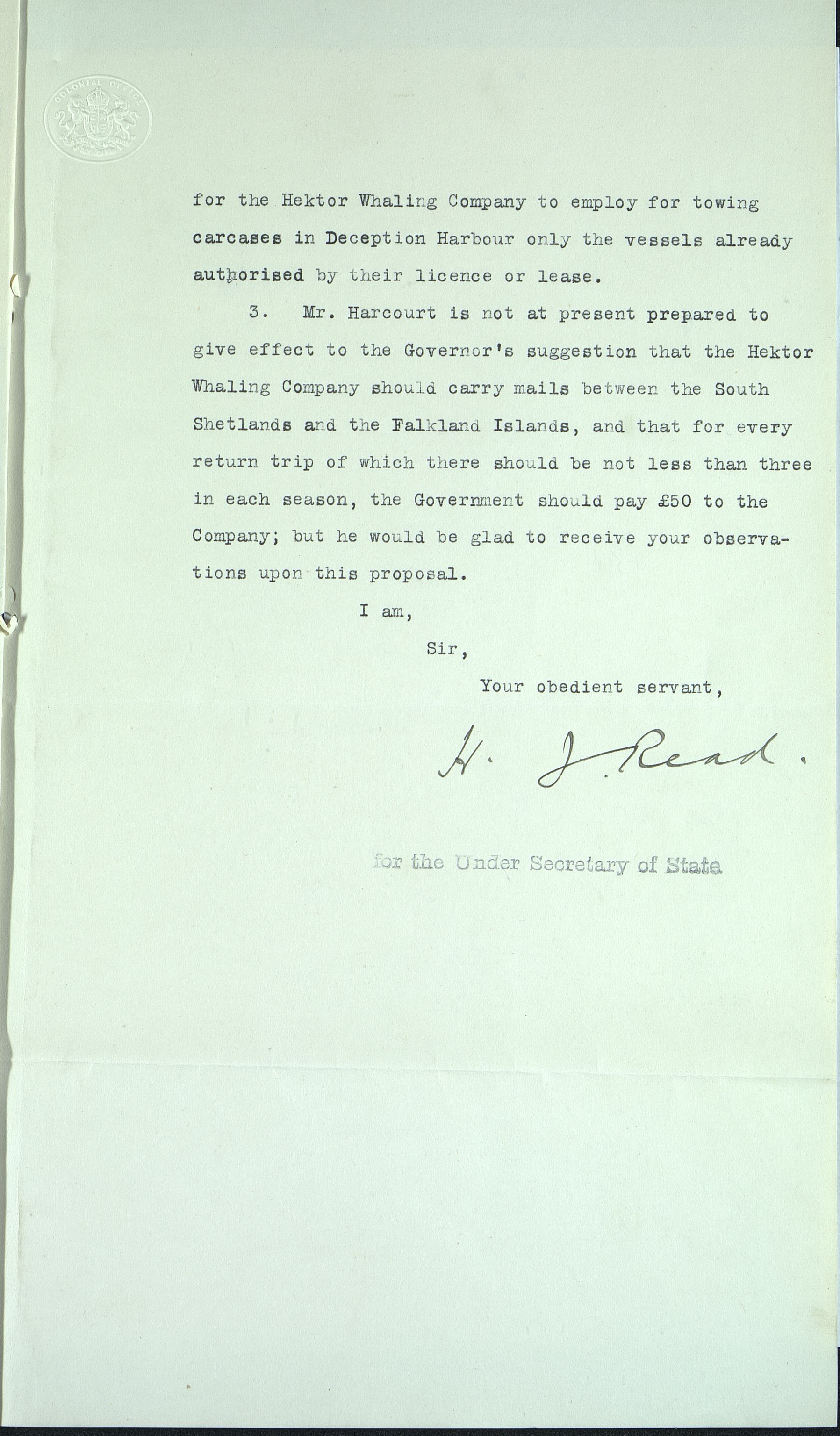 Pa 258 - N. Bugge AS, VEMU/A-1326/E/Ea/L0001/0002: Lisensavtaler og korrespondanse med Britiske myndigheter / The Under Secretary of State, Colonial Office, 1912-1920