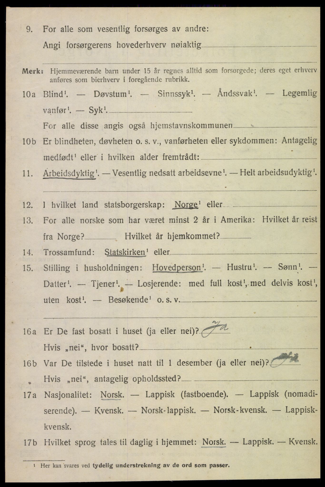 SAT, 1920 census for Inderøy, 1920, p. 6060