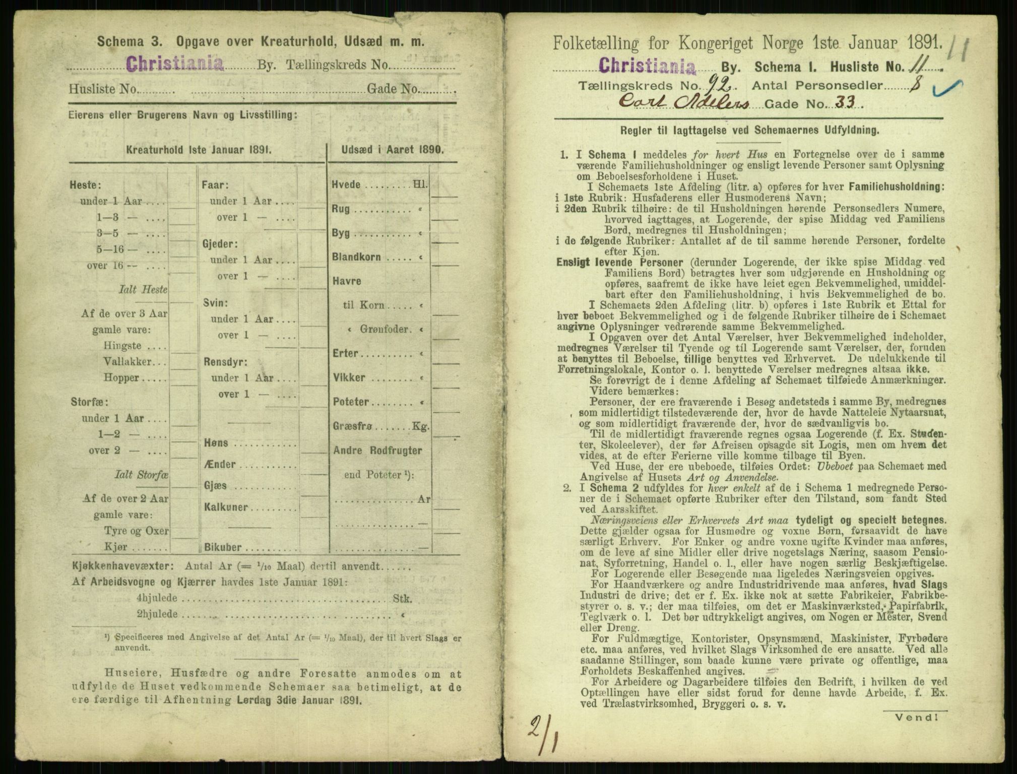 RA, 1891 census for 0301 Kristiania, 1891, p. 44859