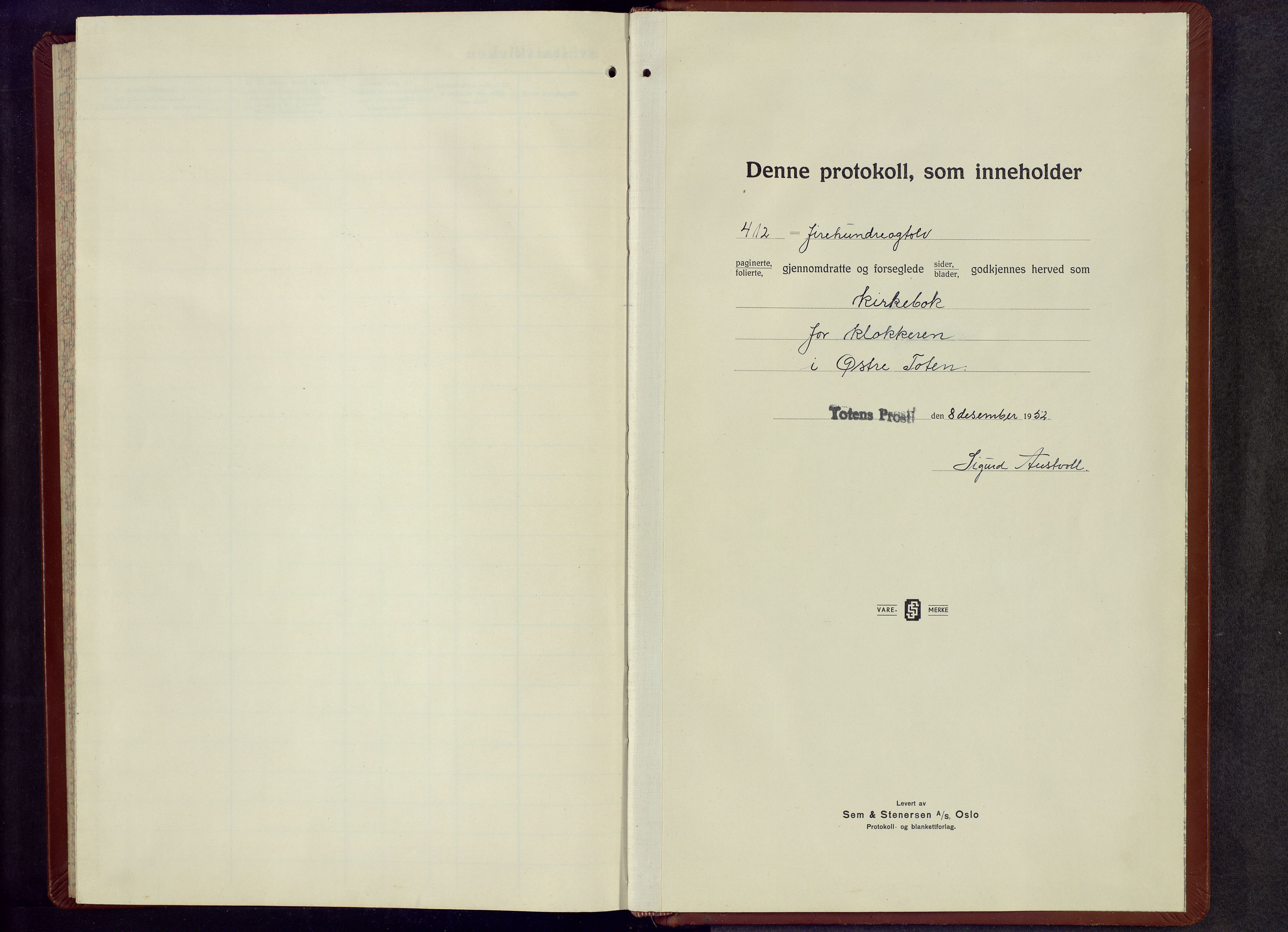 Østre Toten prestekontor, AV/SAH-PREST-104/H/Ha/Hab/L0012: Parish register (copy) no. 12, 1953-1966