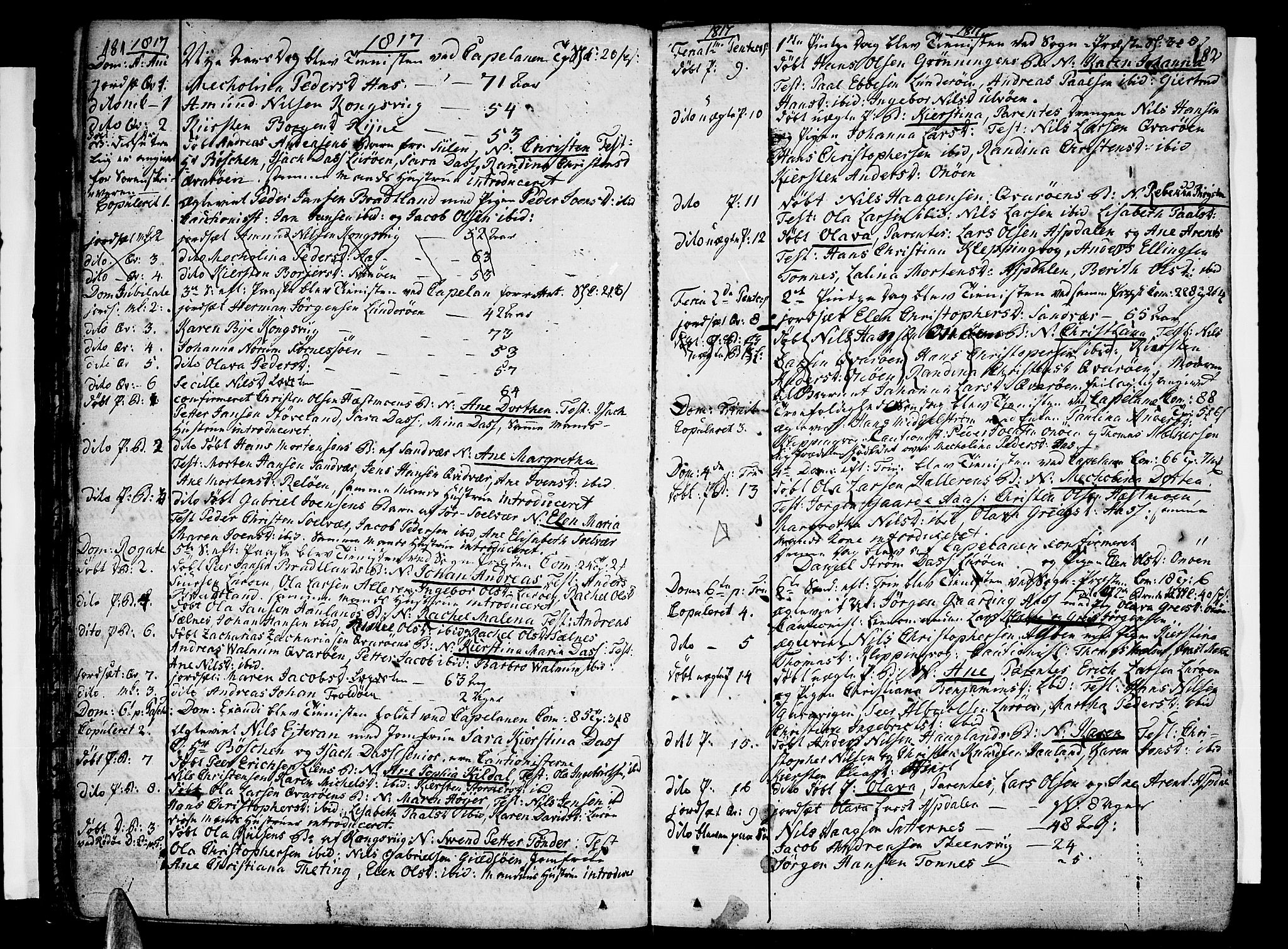 Ministerialprotokoller, klokkerbøker og fødselsregistre - Nordland, SAT/A-1459/839/L0563: Parish register (official) no. 839A01 /1, 1767-1824, p. 181-182
