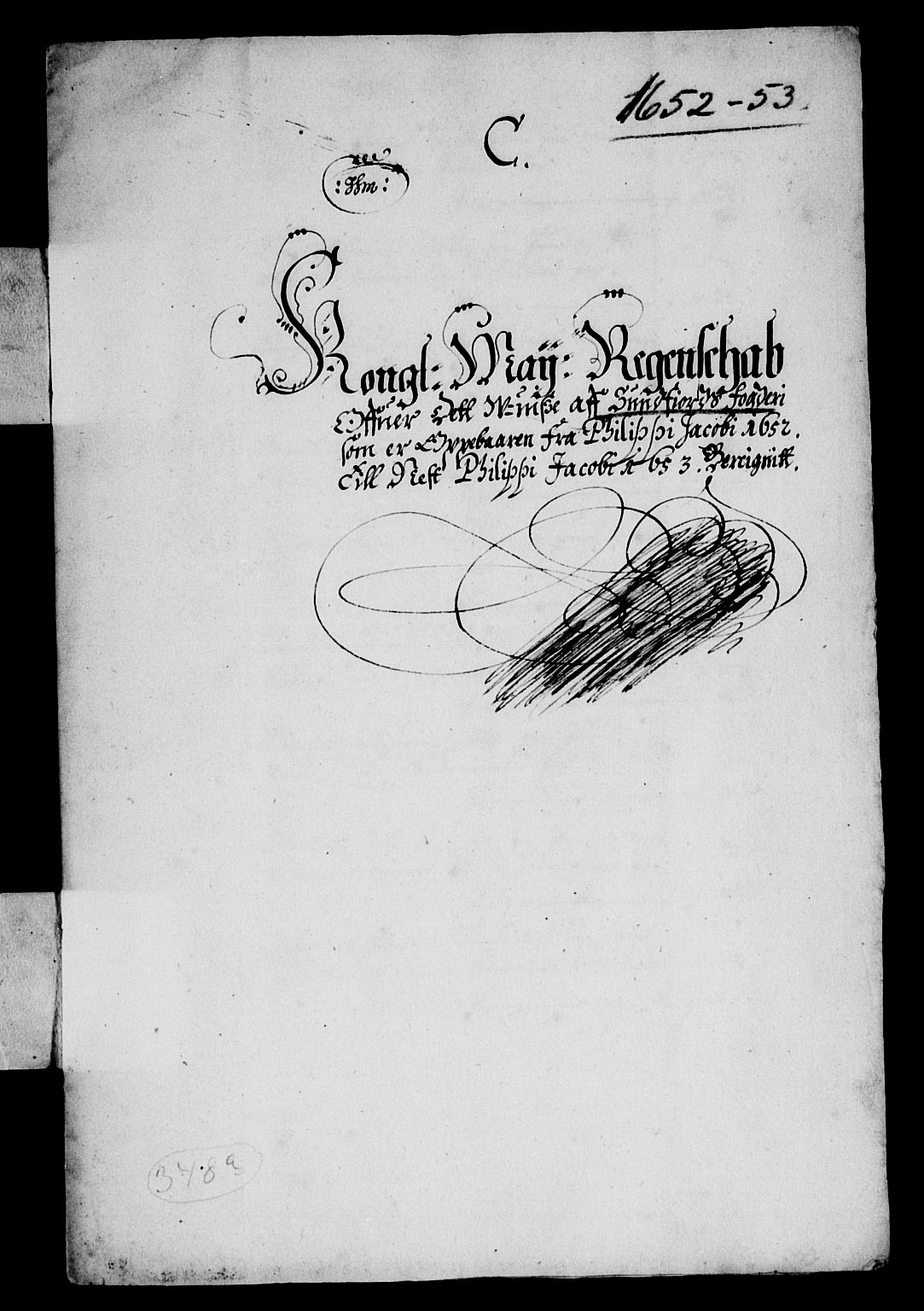 Rentekammeret inntil 1814, Reviderte regnskaper, Lensregnskaper, AV/RA-EA-5023/R/Rb/Rbt/L0122: Bergenhus len, 1652-1653