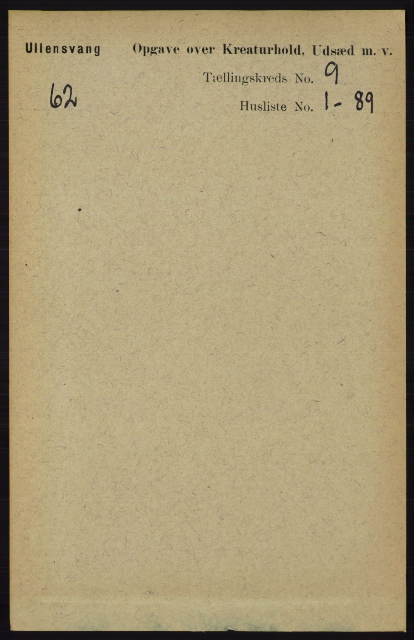 RA, 1891 census for 1230 Ullensvang, 1891, p. 7574