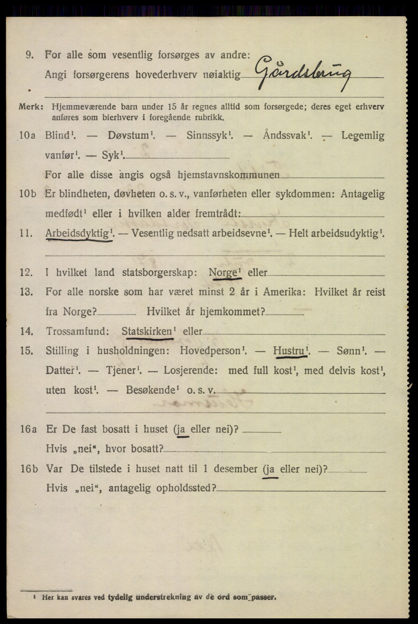 SAH, 1920 census for Trysil, 1920, p. 6876