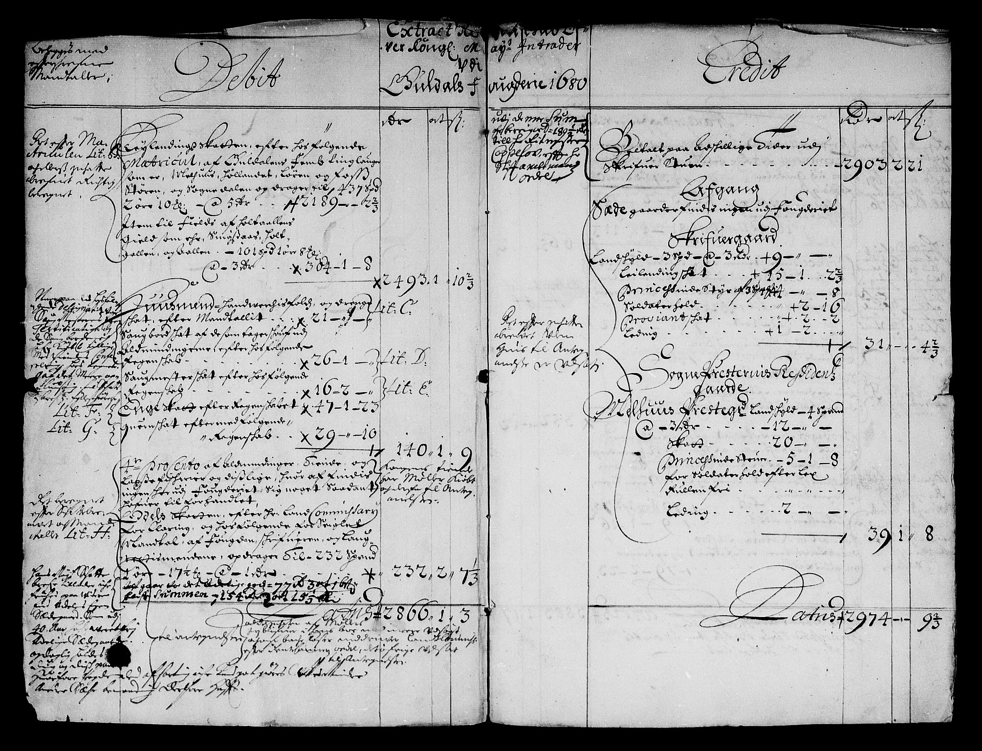 Rentekammeret inntil 1814, Reviderte regnskaper, Stiftamtstueregnskaper, Trondheim stiftamt og Nordland amt, AV/RA-EA-6044/R/Rf/L0059: Trondheim stiftamt, 1680