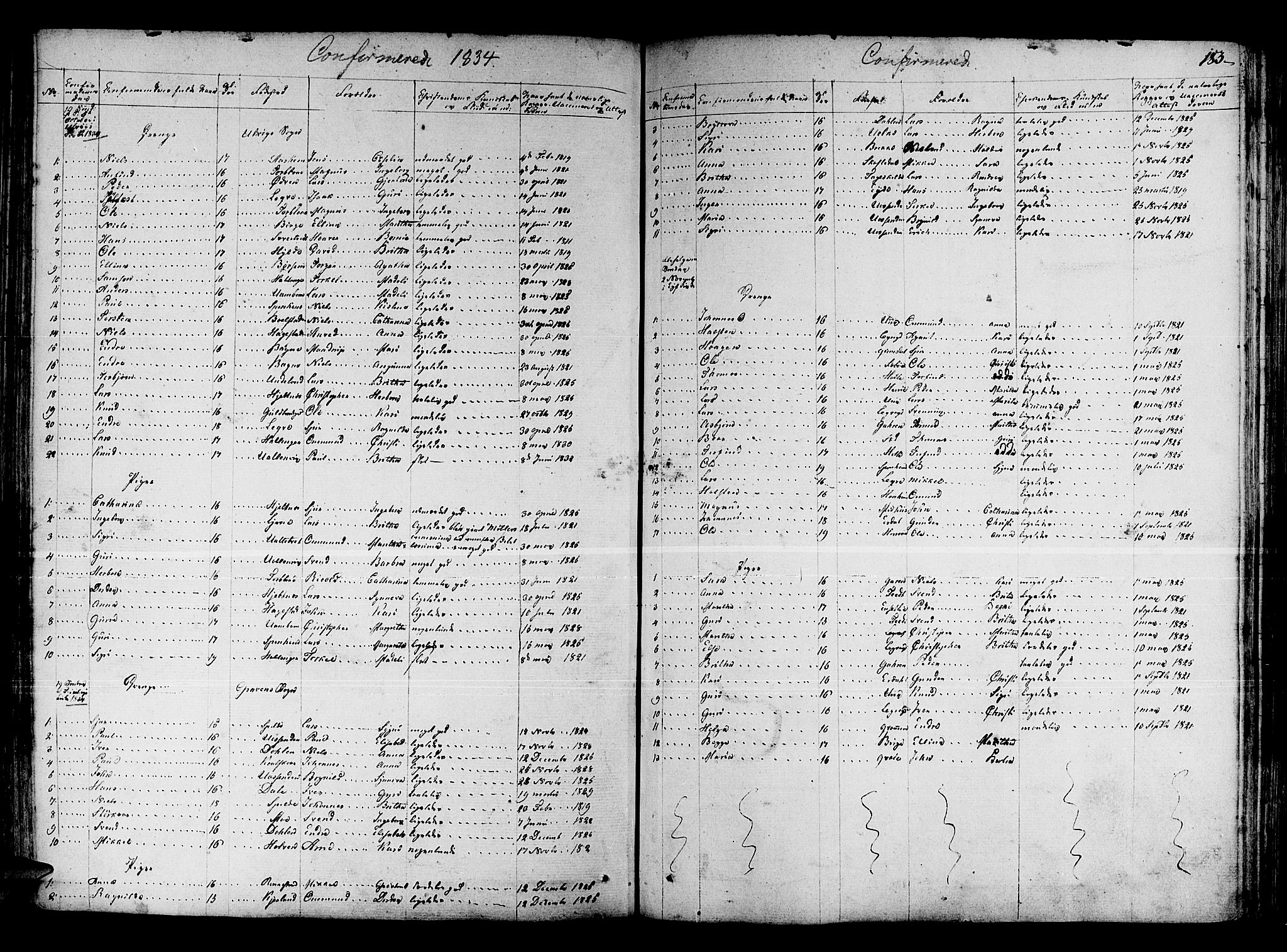 Ulvik sokneprestembete, SAB/A-78801/H/Haa: Parish register (official) no. A 11, 1793-1838, p. 183