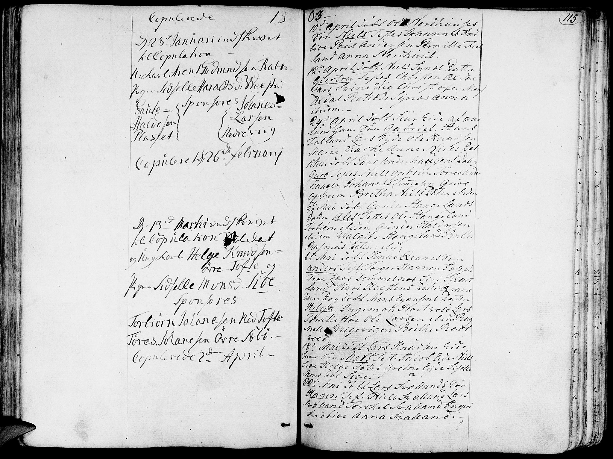 Fjelberg sokneprestembete, AV/SAB-A-75201/H/Haa: Parish register (official) no. A 3, 1788-1815, p. 115