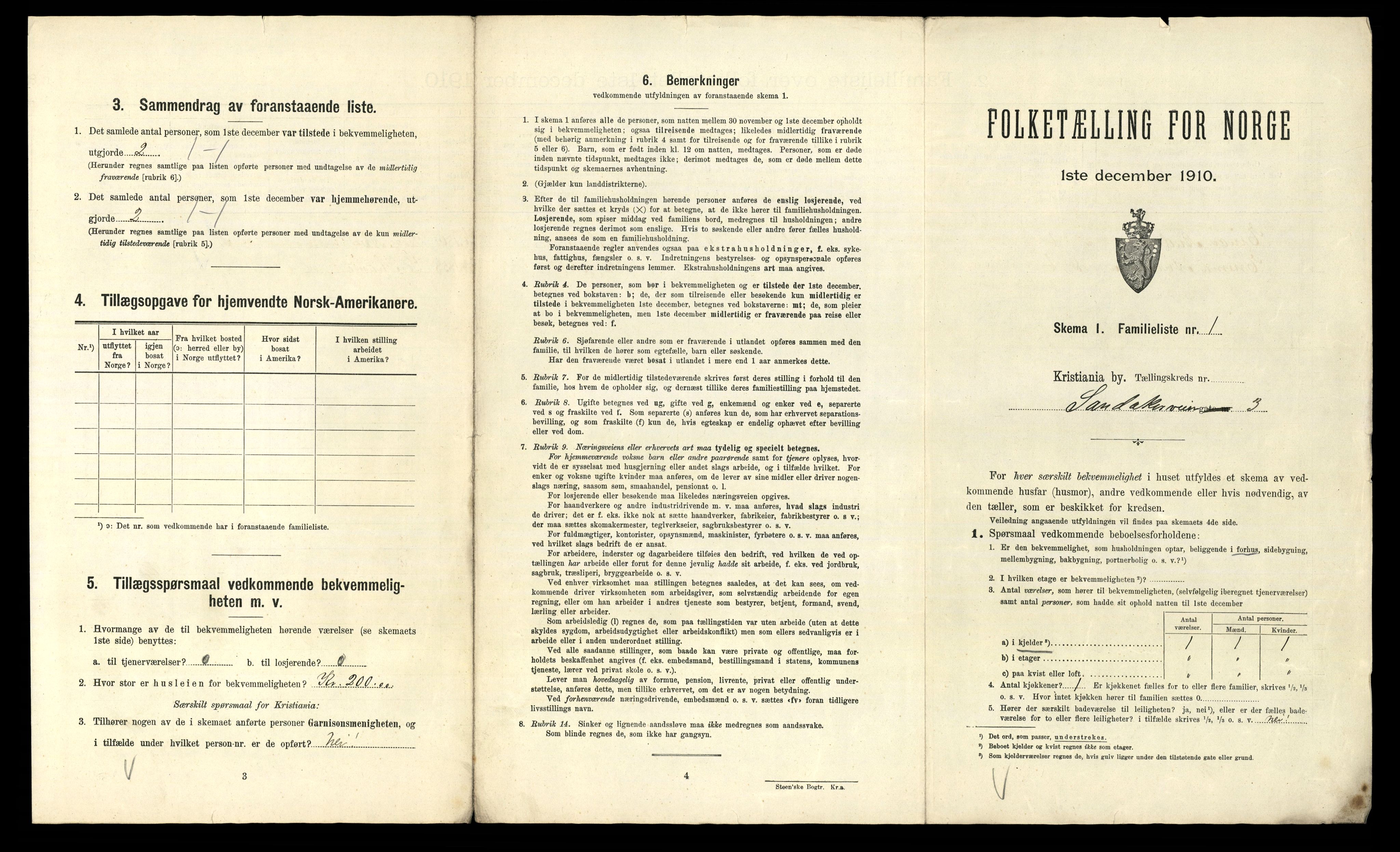 RA, 1910 census for Kristiania, 1910, p. 83779