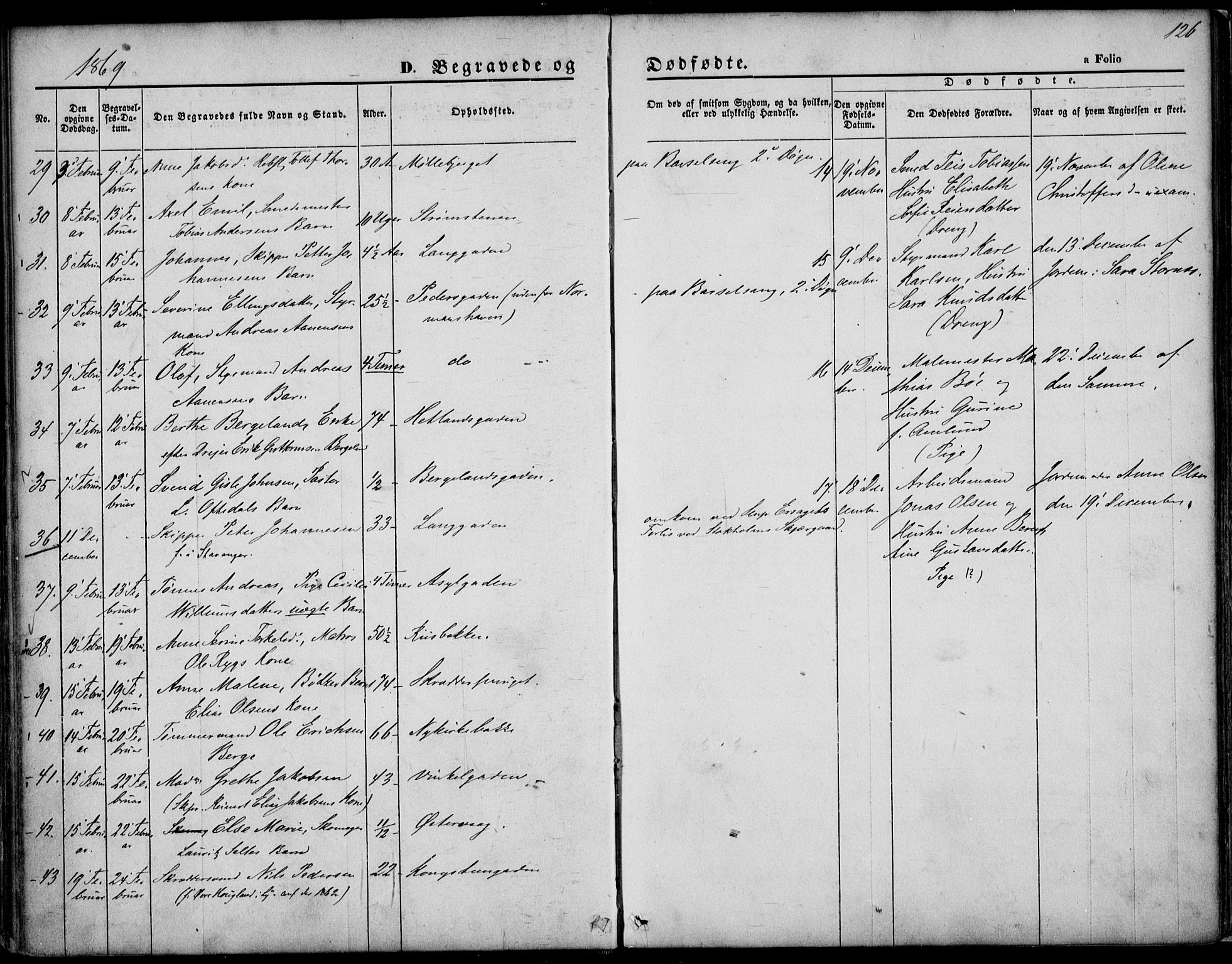 St. Petri sokneprestkontor, AV/SAST-A-101813/001/30/30BA/L0003: Parish register (official) no. A 3, 1861-1872, p. 126