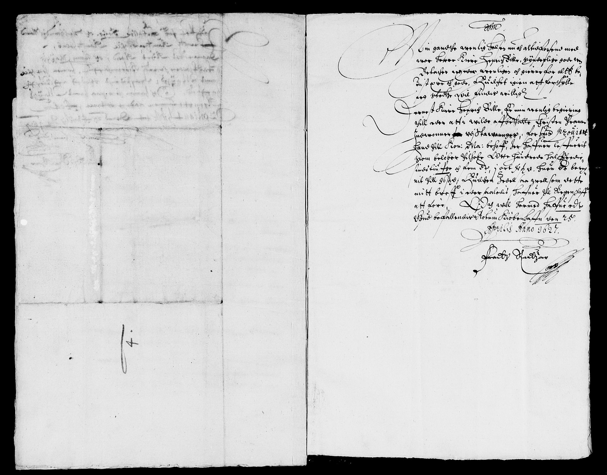 Rentekammeret inntil 1814, Reviderte regnskaper, Lensregnskaper, AV/RA-EA-5023/R/Rb/Rbs/L0011: Stavanger len, 1624-1627