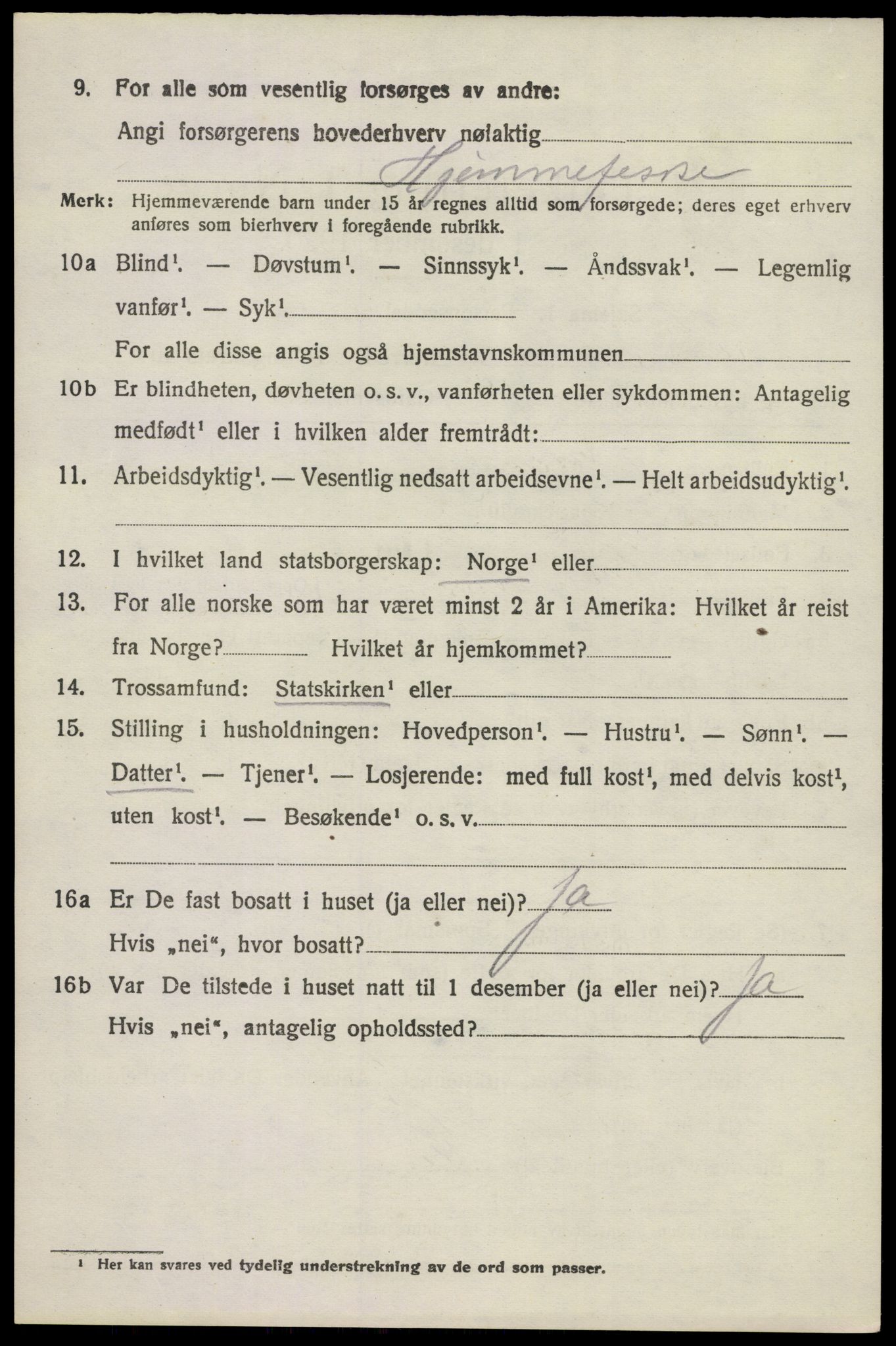 SAKO, 1920 census for Brunlanes, 1920, p. 9752