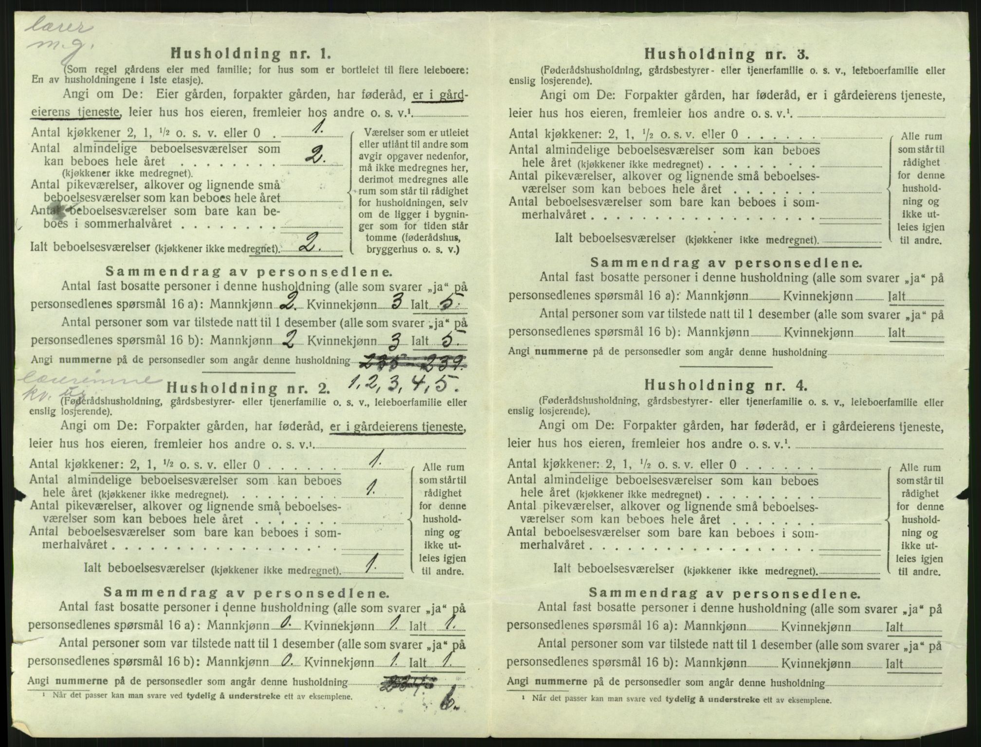 SAH, 1920 census for Øvre Rendal, 1920, p. 680