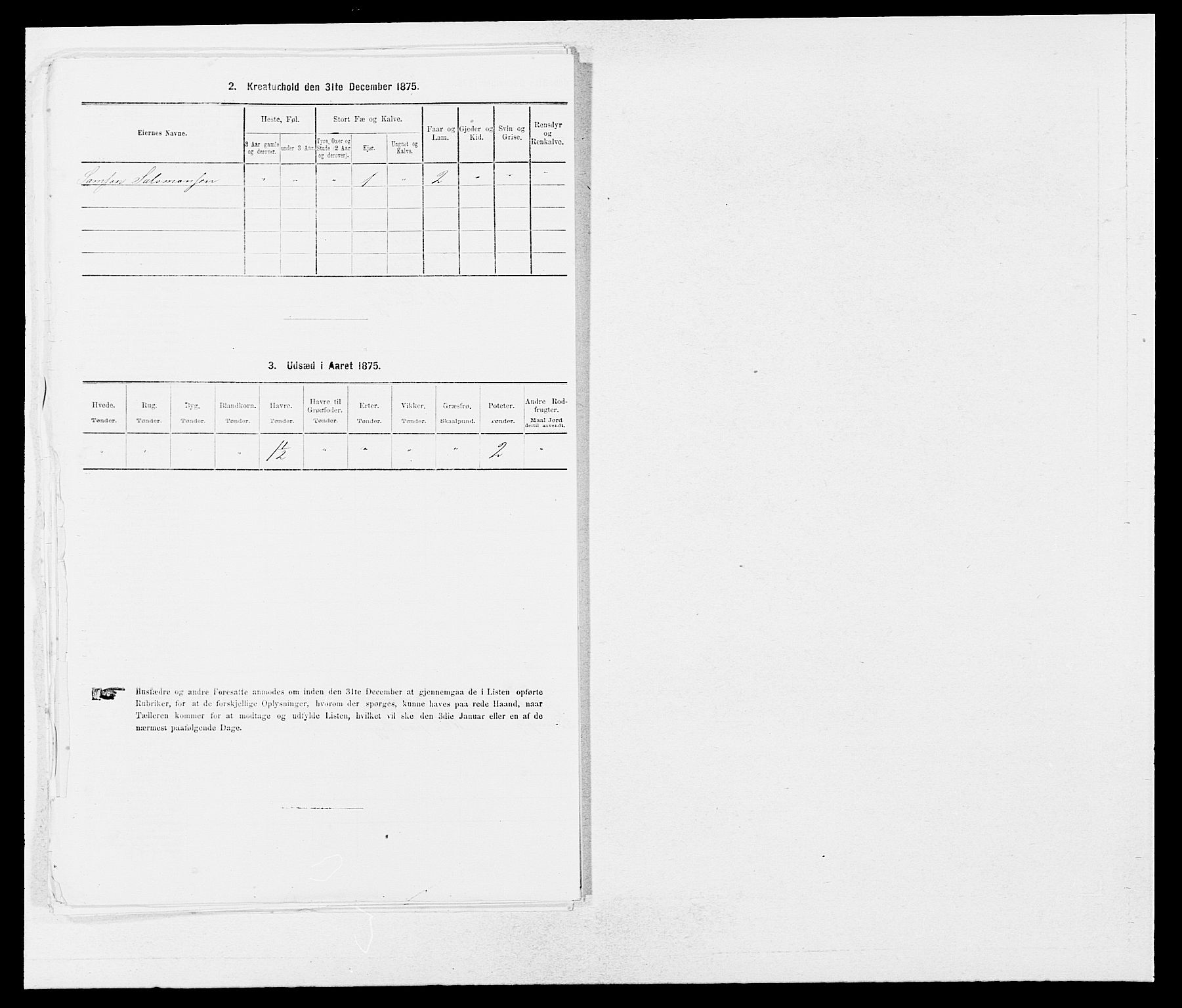 SAB, 1875 census for 1432P Førde, 1875, p. 1608