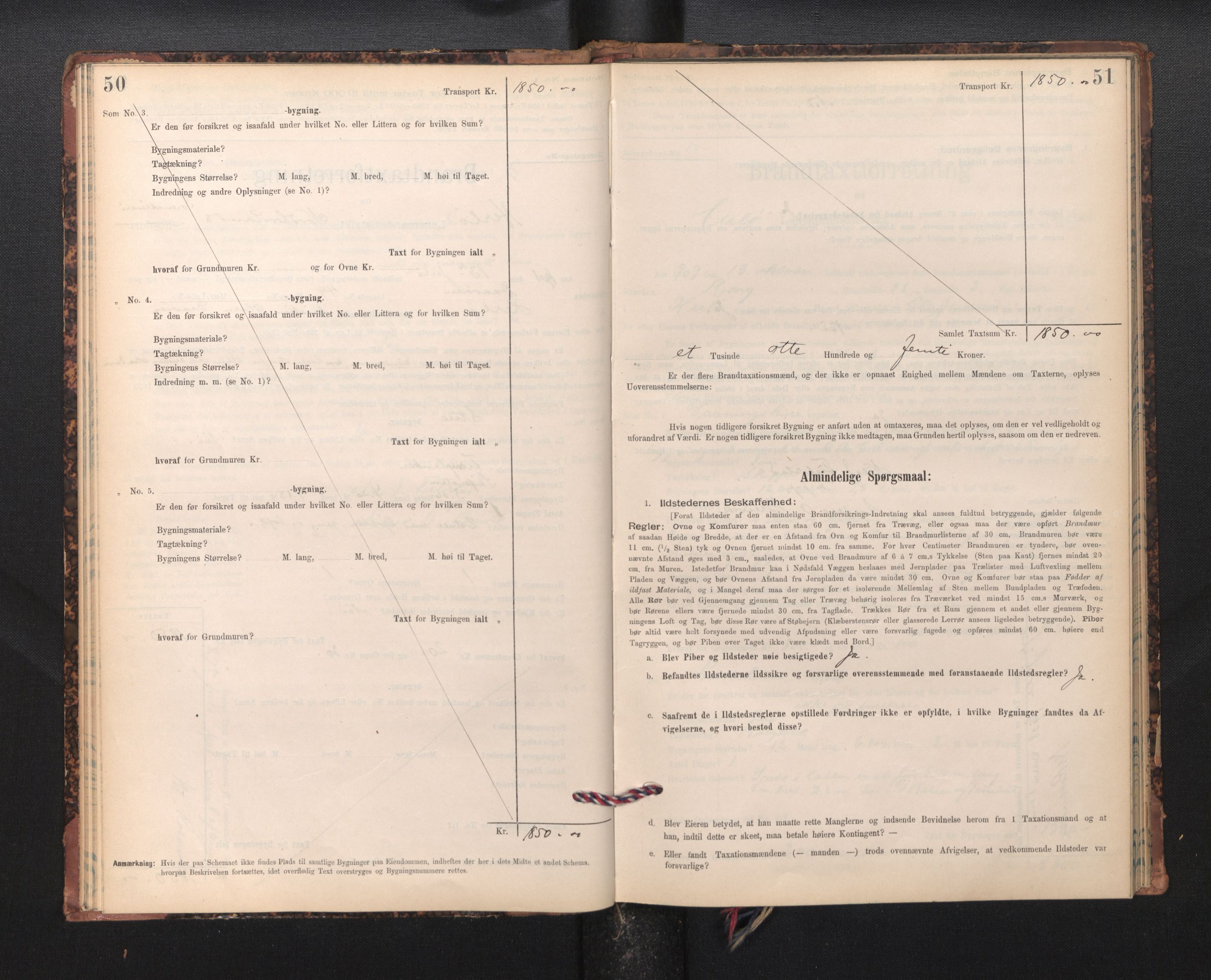 Lensmannen i Herdla, AV/SAB-A-32901/0012/L0003:  Branntakstprotokoll skjematakst, 1897-1916, p. 50-51