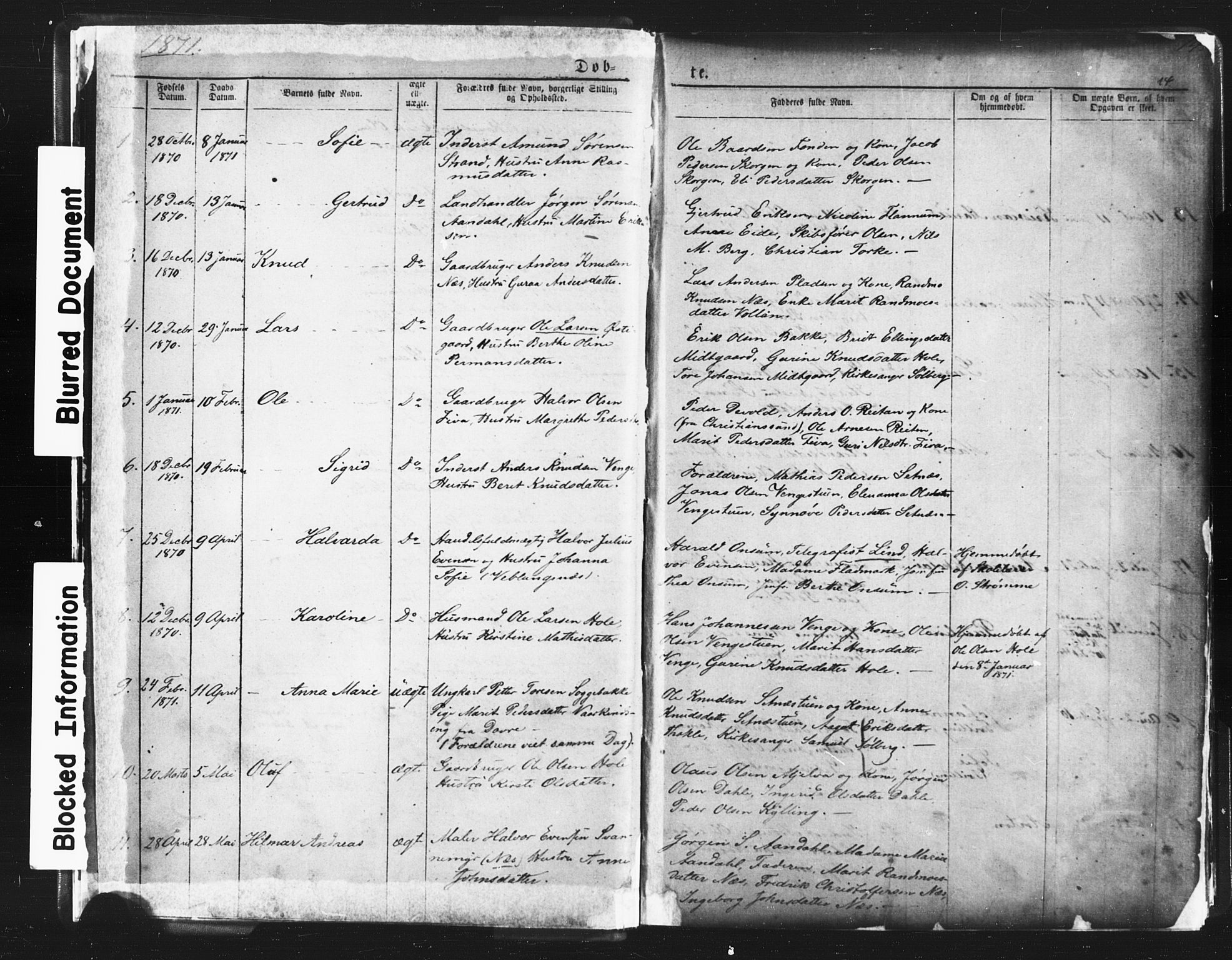 Ministerialprotokoller, klokkerbøker og fødselsregistre - Møre og Romsdal, AV/SAT-A-1454/544/L0580: Parish register (copy) no. 544C02, 1867-1909, p. 14