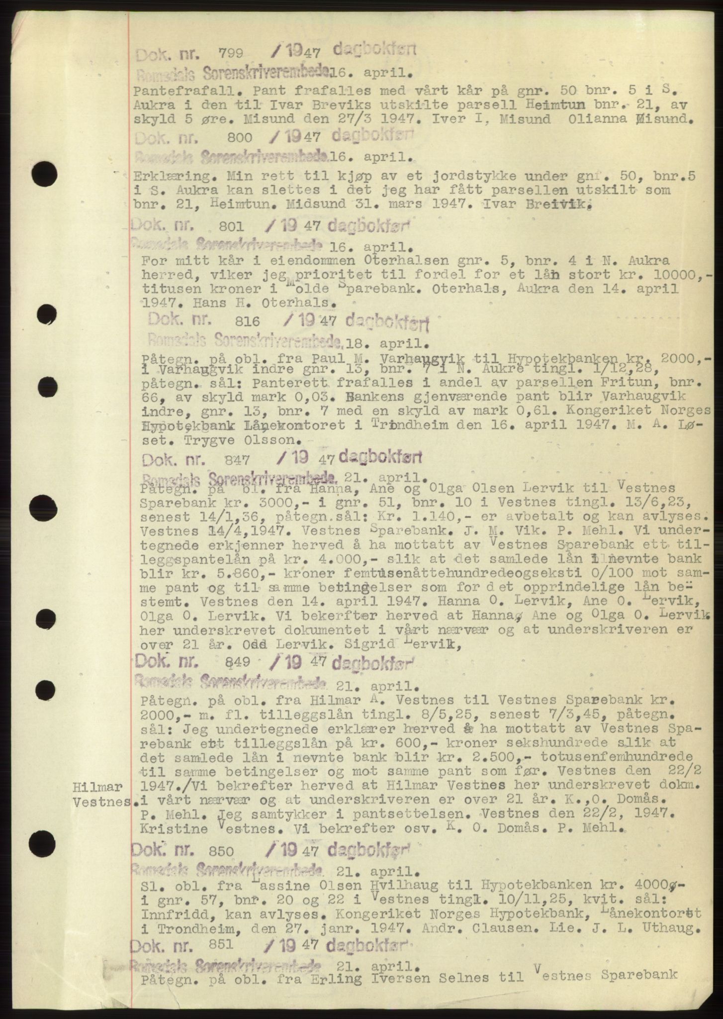 Romsdal sorenskriveri, AV/SAT-A-4149/1/2/2C: Mortgage book no. C1b, 1946-1949, Deed date: 16.04.1947