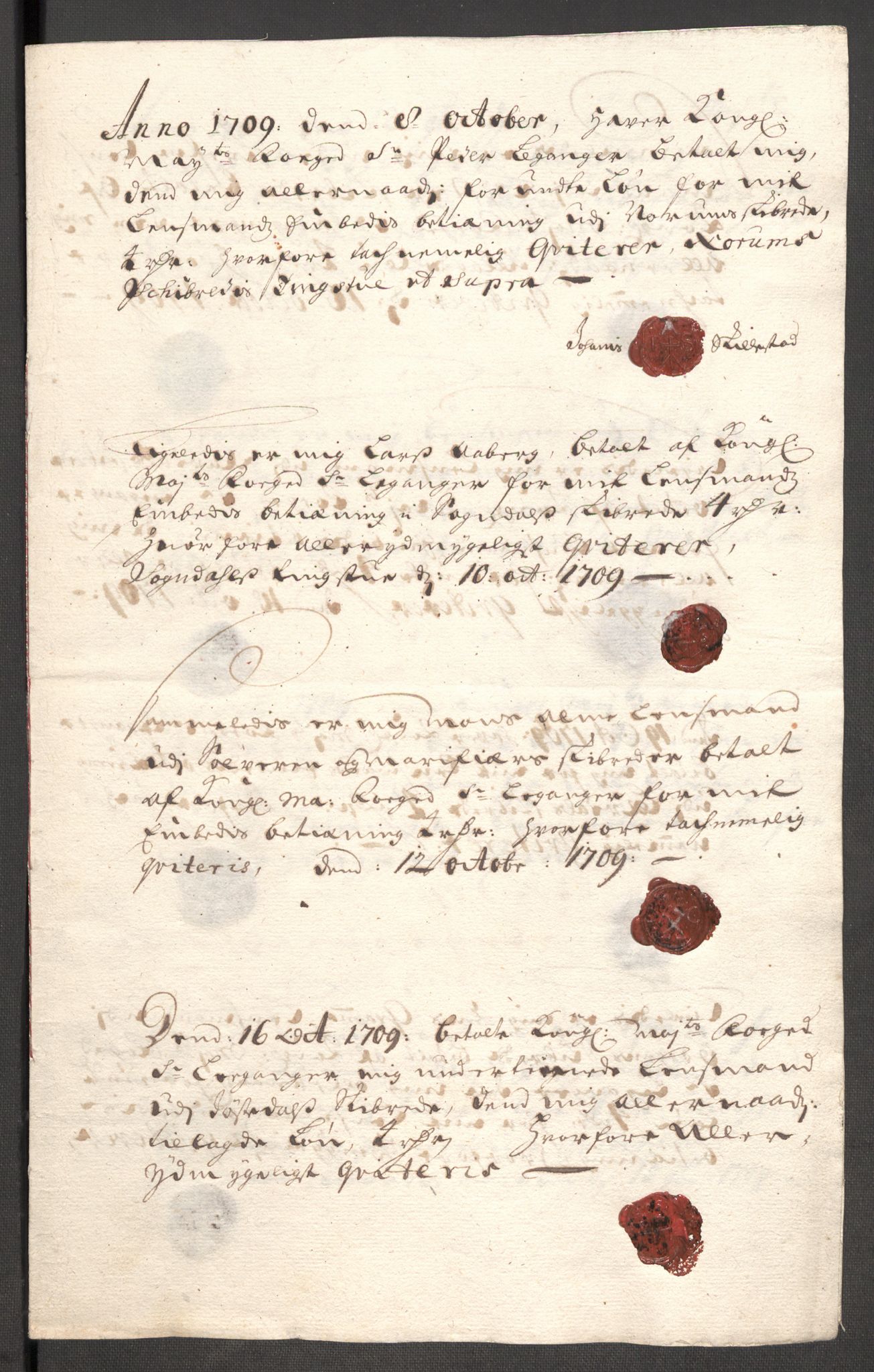 Rentekammeret inntil 1814, Reviderte regnskaper, Fogderegnskap, RA/EA-4092/R52/L3316: Fogderegnskap Sogn, 1709-1710, p. 175